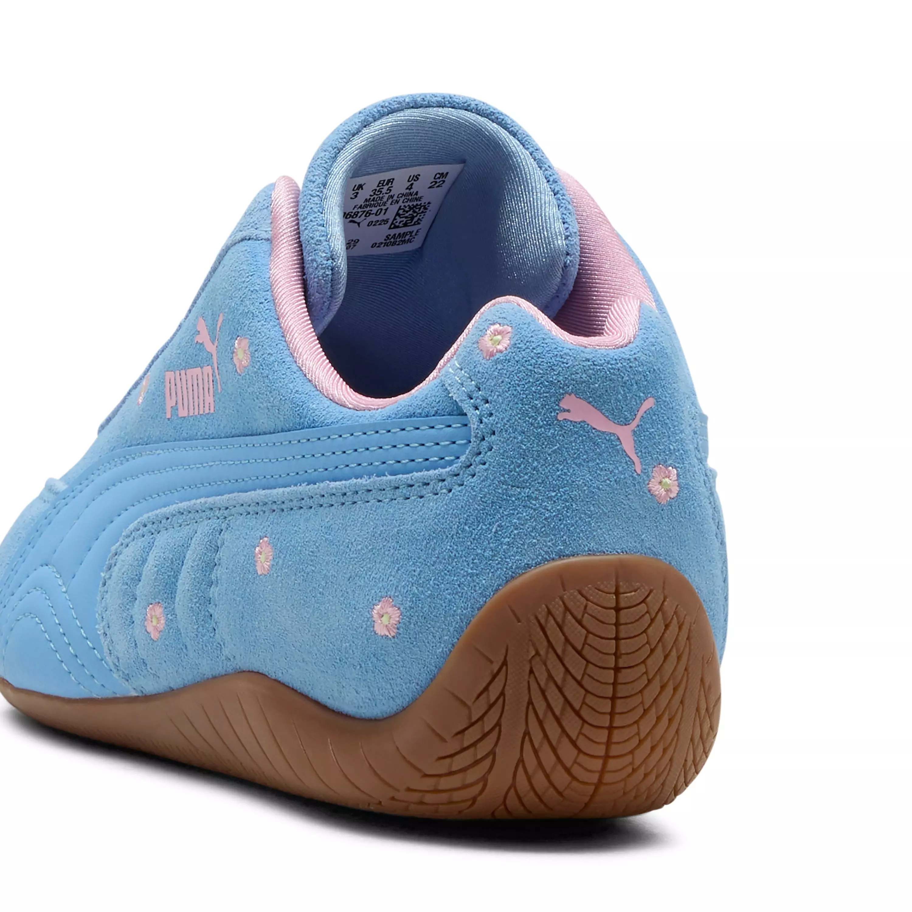 PUMA Speedcat Spring "Light Blue/Pink/Beige" Grade School Girls' Shoe - LT BLUE/PINK/BEIGE