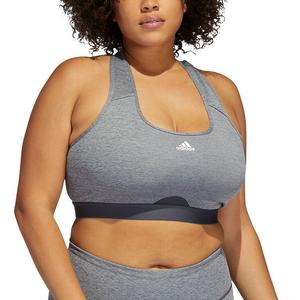 adidas TLRD Impact Luxe Training High-Support Bra (Plus Size) - Grey