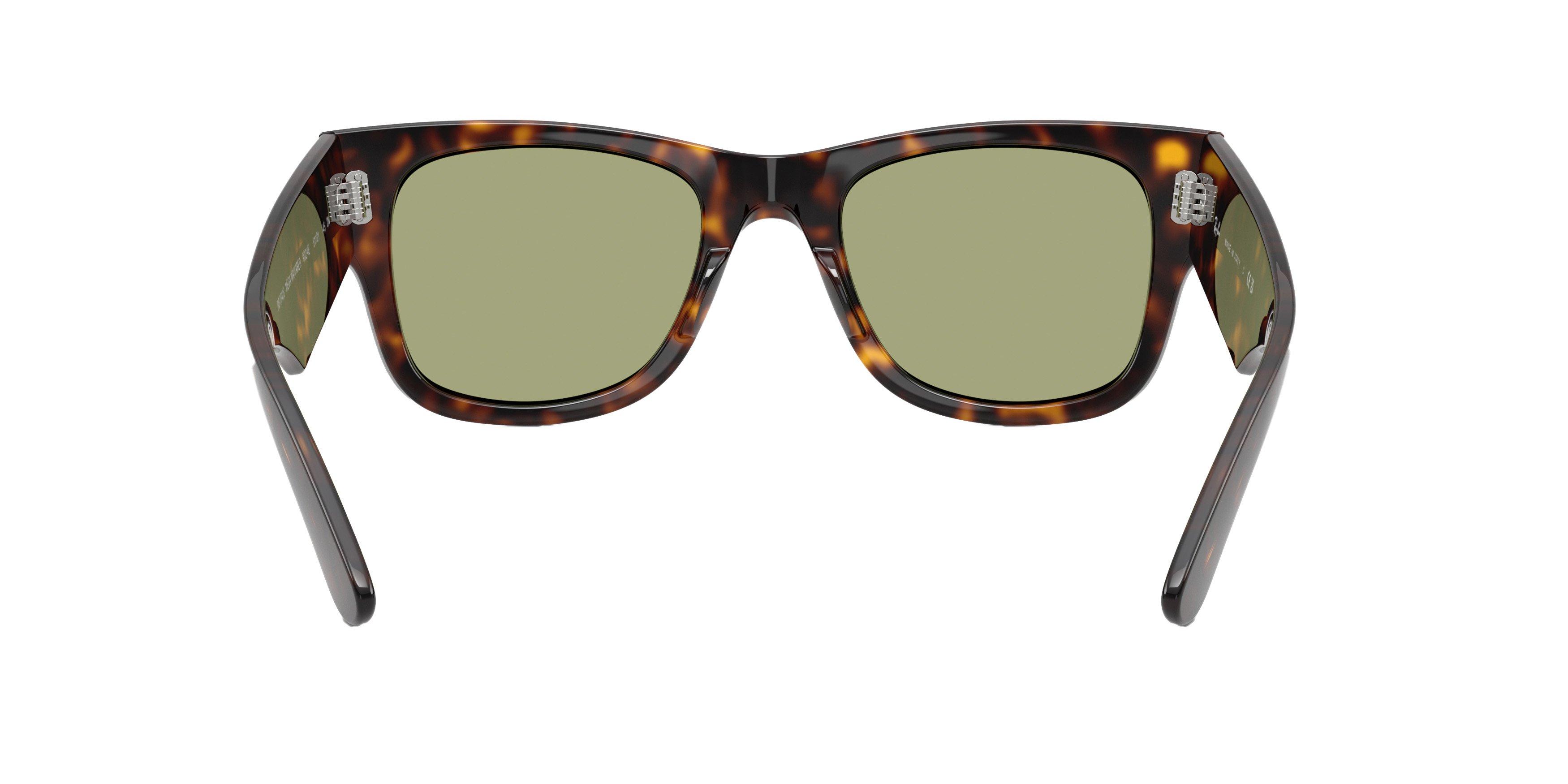 Ray-Ban Mega Wayfarer Green Sunglasses - Havana - BROWN/GREEN Thumbnail View 2