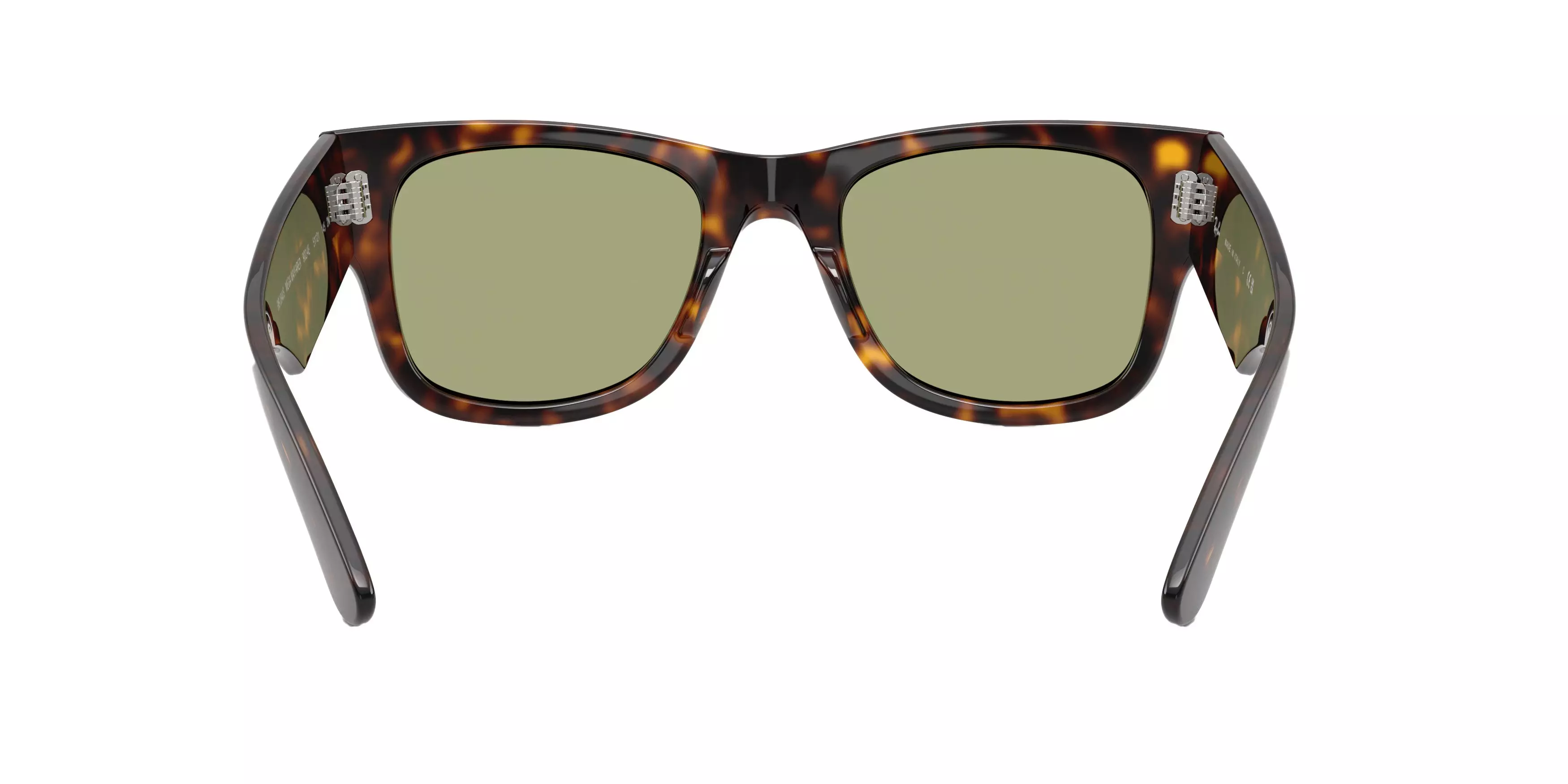 Ray-Ban Mega Wayfarer Green Sunglasses - Havana - BROWN/GREEN