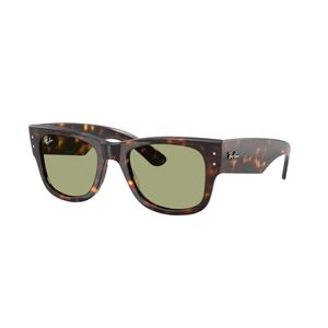 Ray-Ban Mega Wayfarer Green Sunglasses - Havana