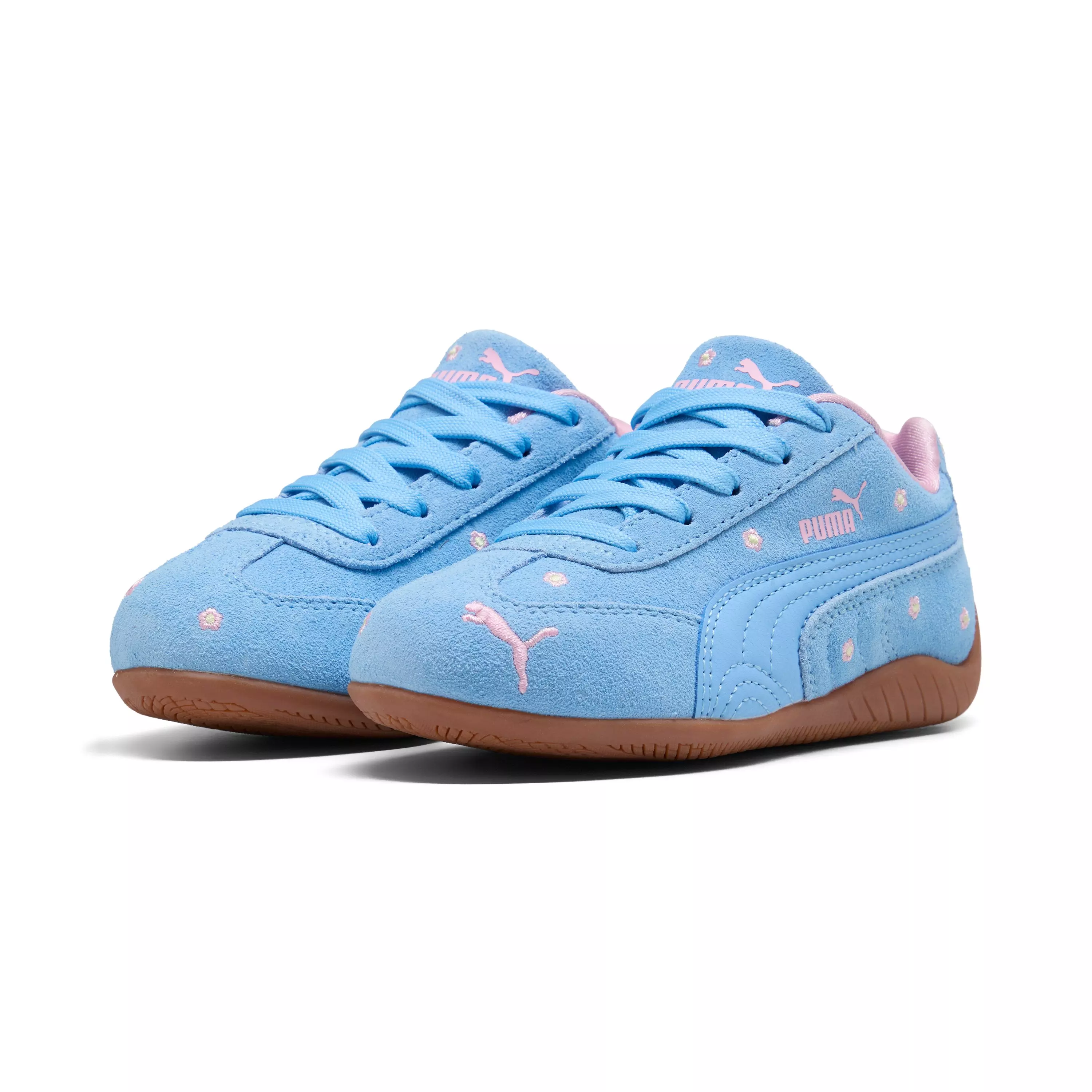 PUMA Speedcat Spring "Light Blue/Pink/Beige" Preschool Girls' Shoe - LT BLUE/PINK/BEIGE
