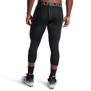 Under Armour Men's Gameday Pro 7-Pad 3/4" Tights - Camo Black/Grey - CAMO BLACK/GREY