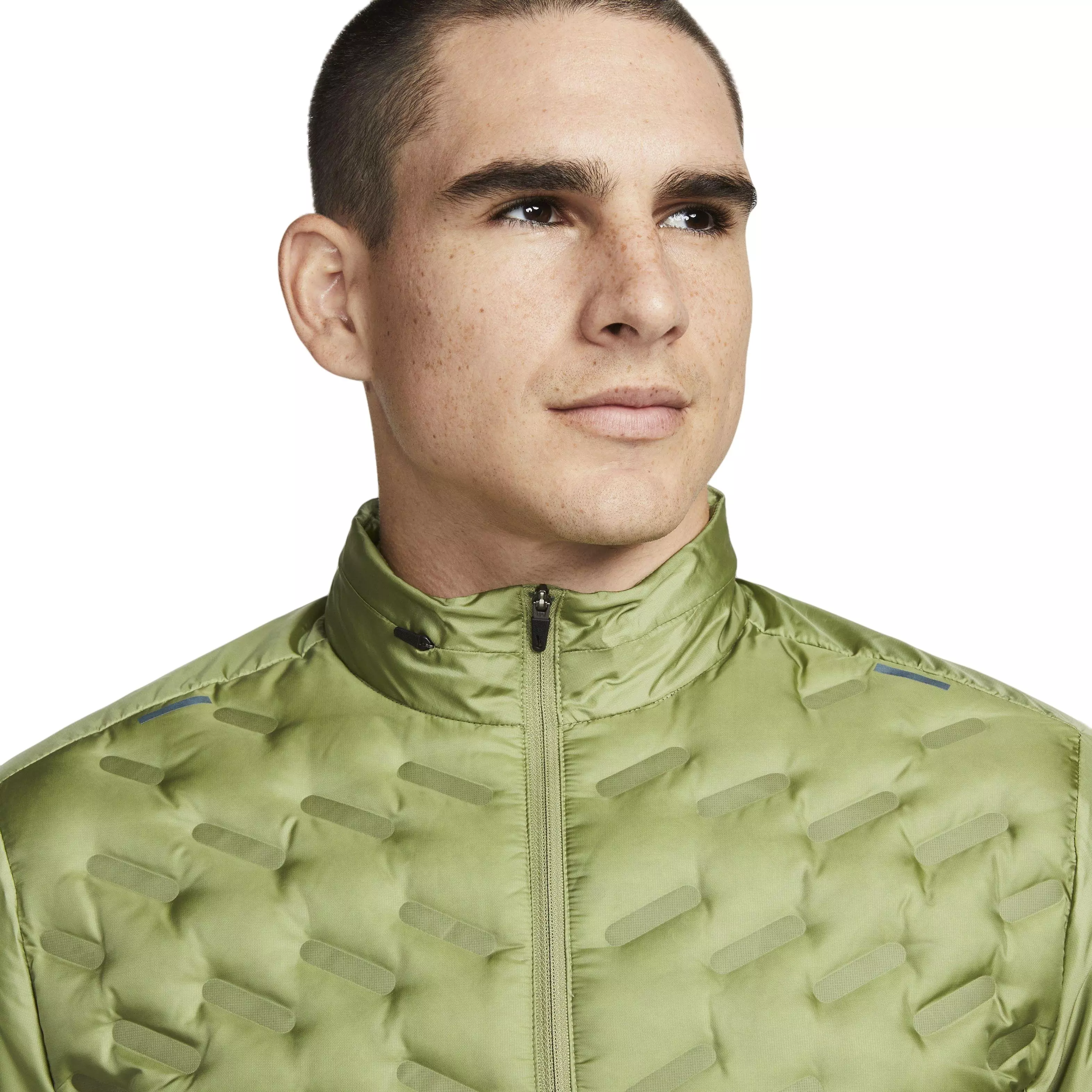 Nike Men's Therma-FIT ADV Repel Down-Fill Running Jacket-Green - GREEN
