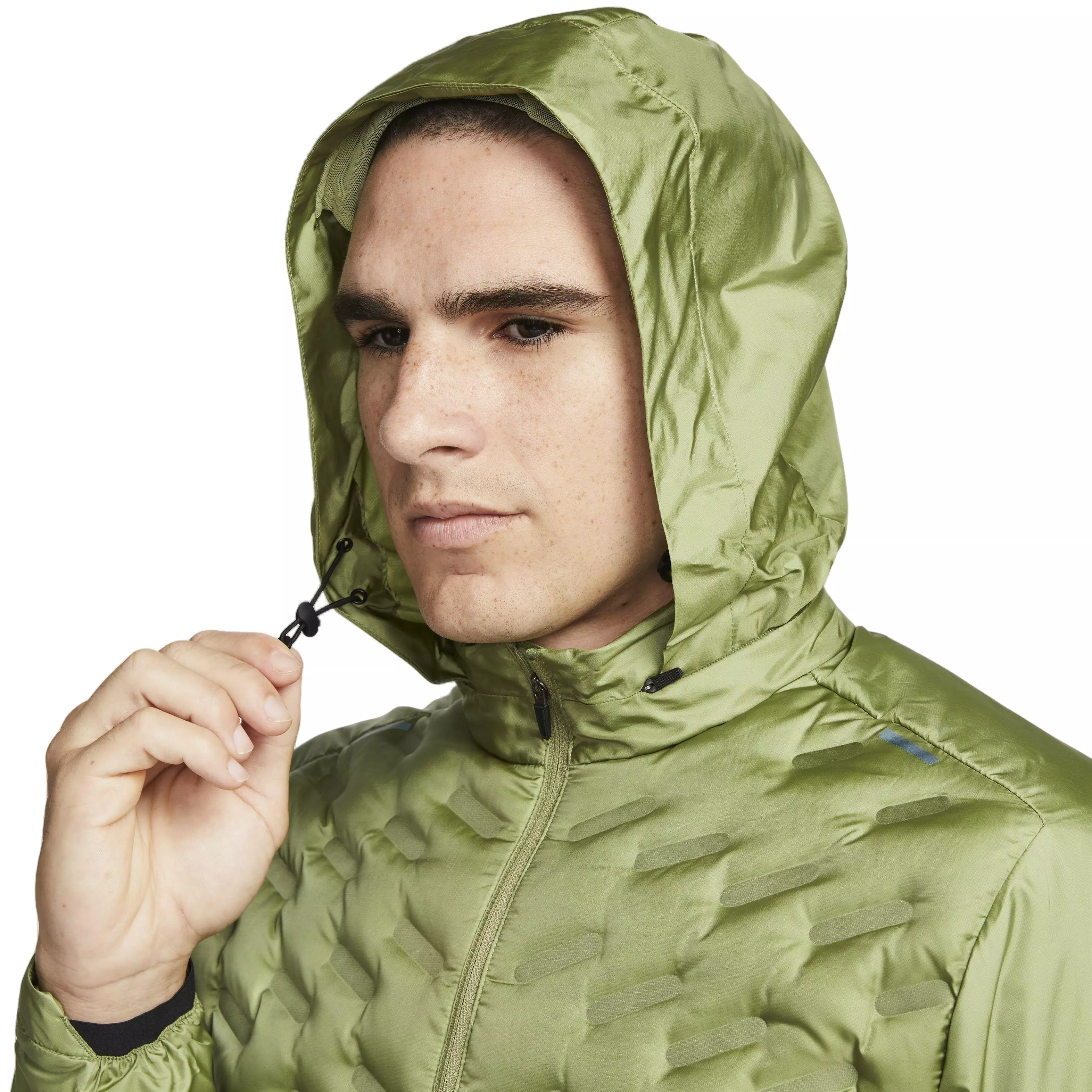 Nike Men's Therma-FIT ADV Repel Down-Fill Running Jacket-Green - GREEN