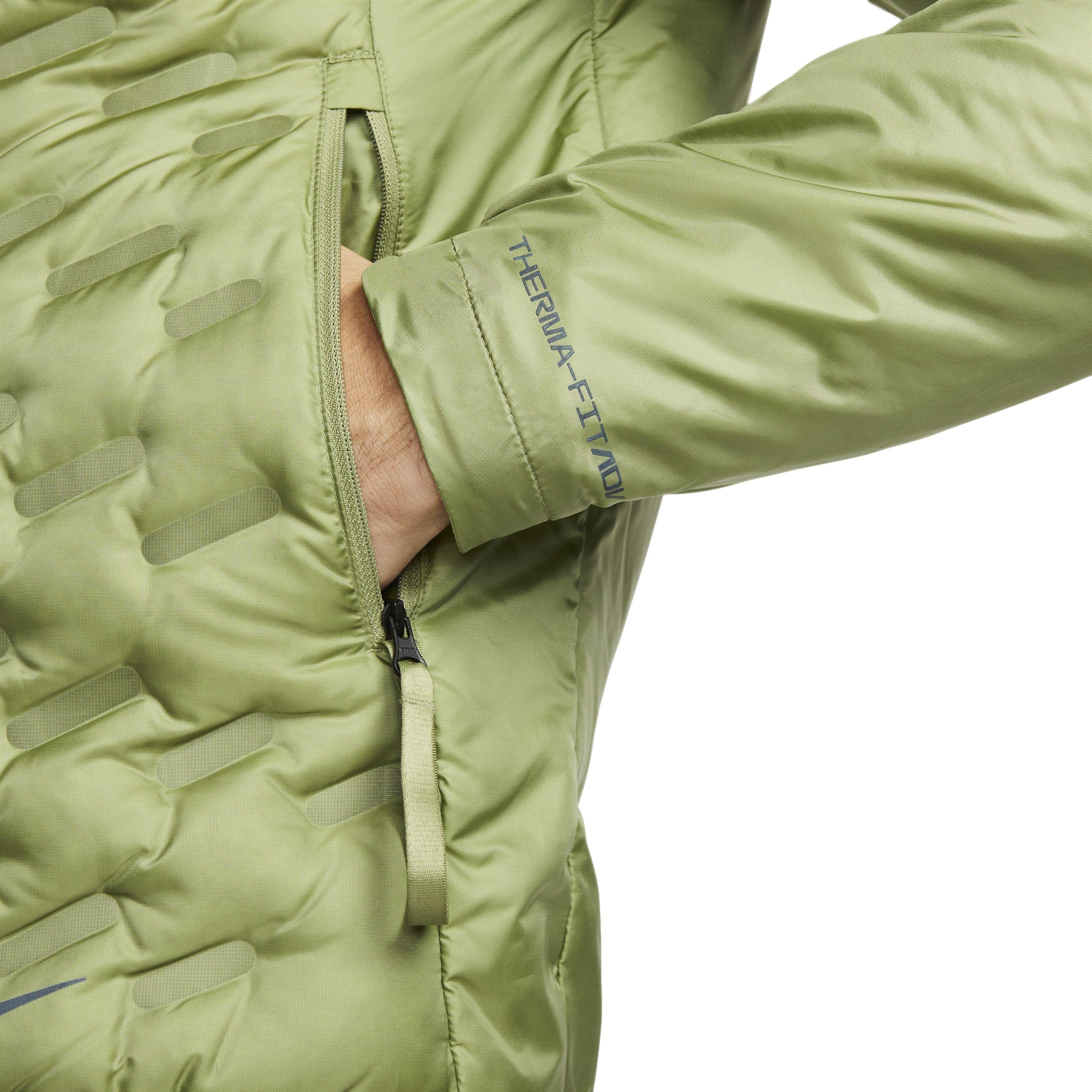 Nike Men's Therma-FIT ADV Repel Down-Fill Running Jacket-Green - GREEN Thumbnail View 6
