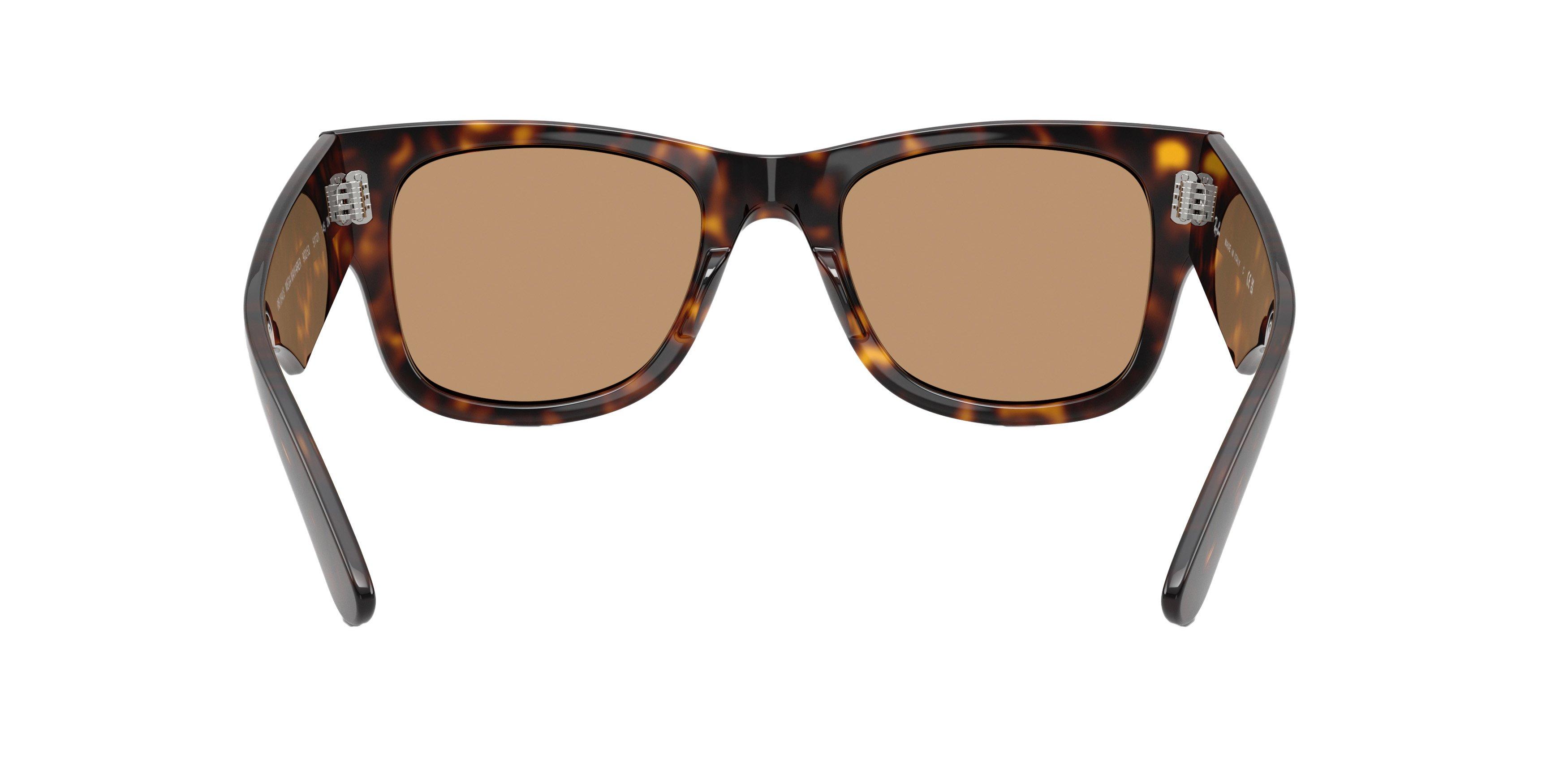Ray-Ban Mega Wayfarer Brown Sunglasses - Havana - BROWN Thumbnail View 2