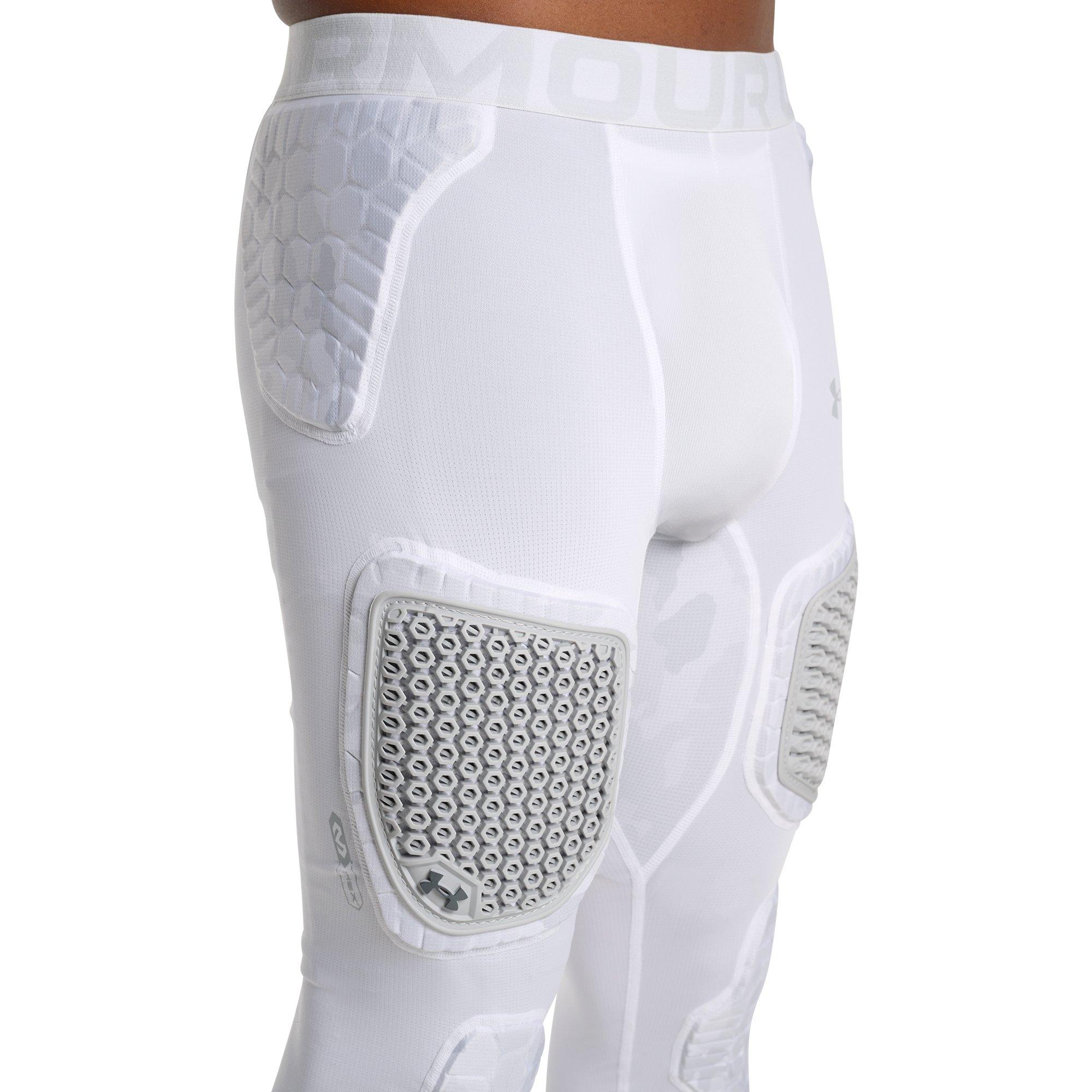 Under Armour Men's Gameday Pro 7-Pad 3/4" Tights - Camo White/Grey - CAMO WHITE/GREY