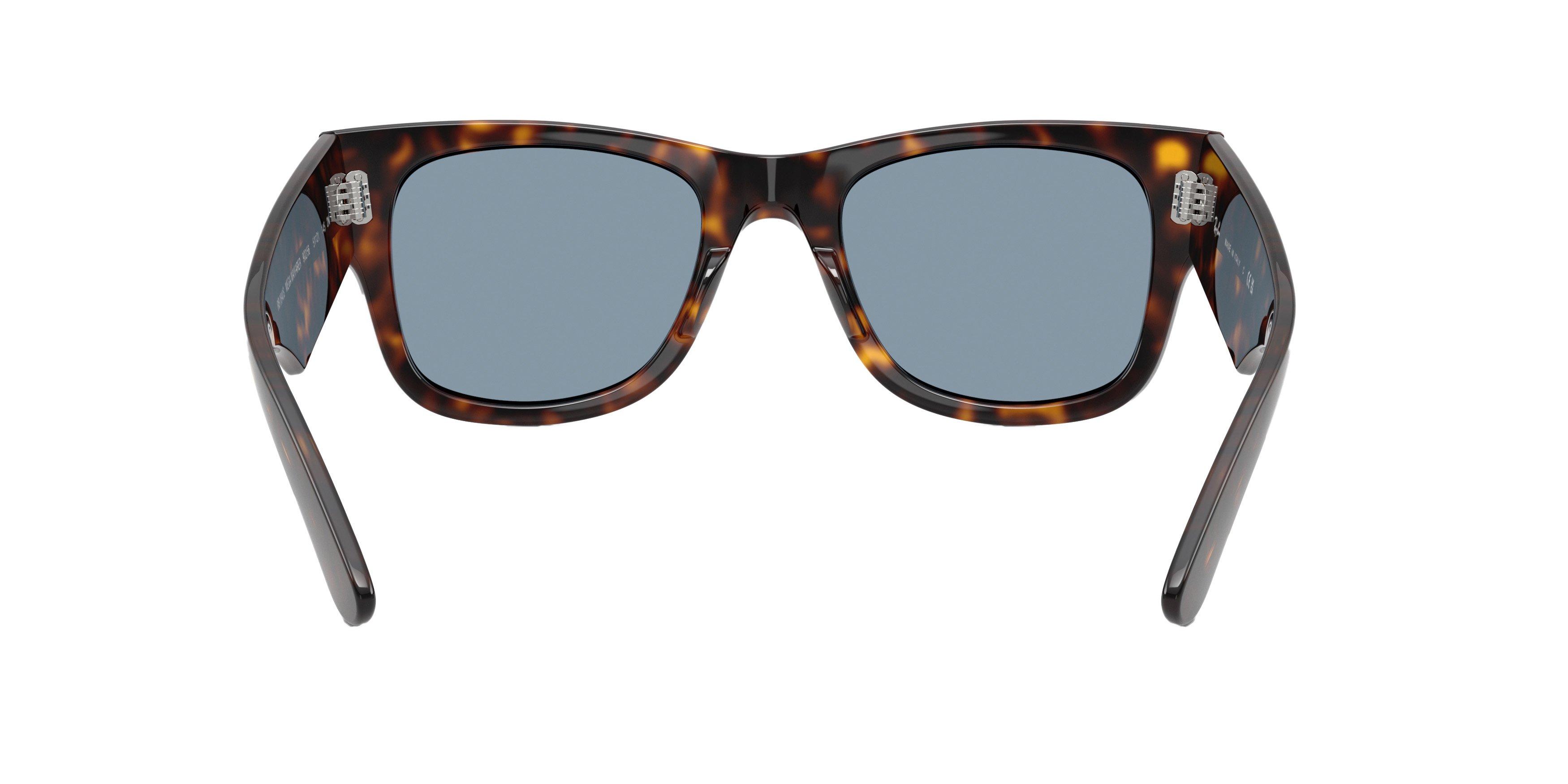 Ray-Ban Mega Wayfarer Blue Sunglasses - Havana - BROWN/BLUE Thumbnail View 2