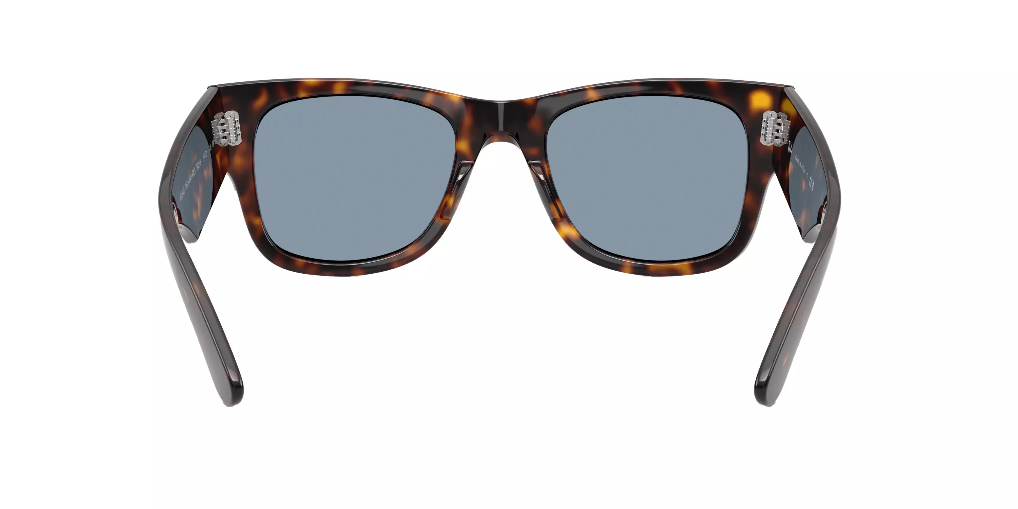 Ray-Ban Mega Wayfarer Blue Sunglasses - Havana - BROWN/BLUE