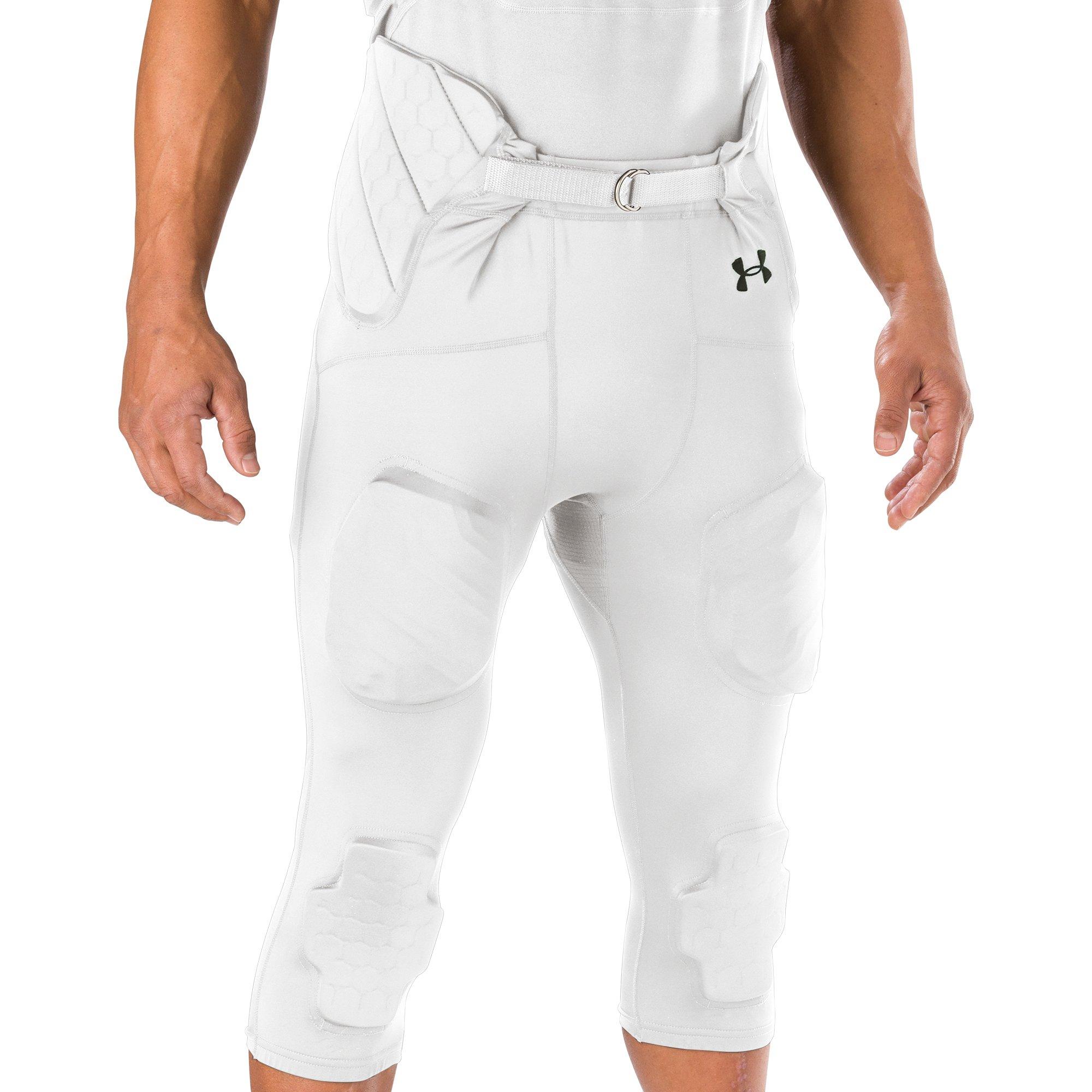 Under Armour Men's Gameday Integrated Football Pants - White - WHITE