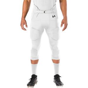 Under Armour Men's Gameday Integrated Football Pants - White - WHITE