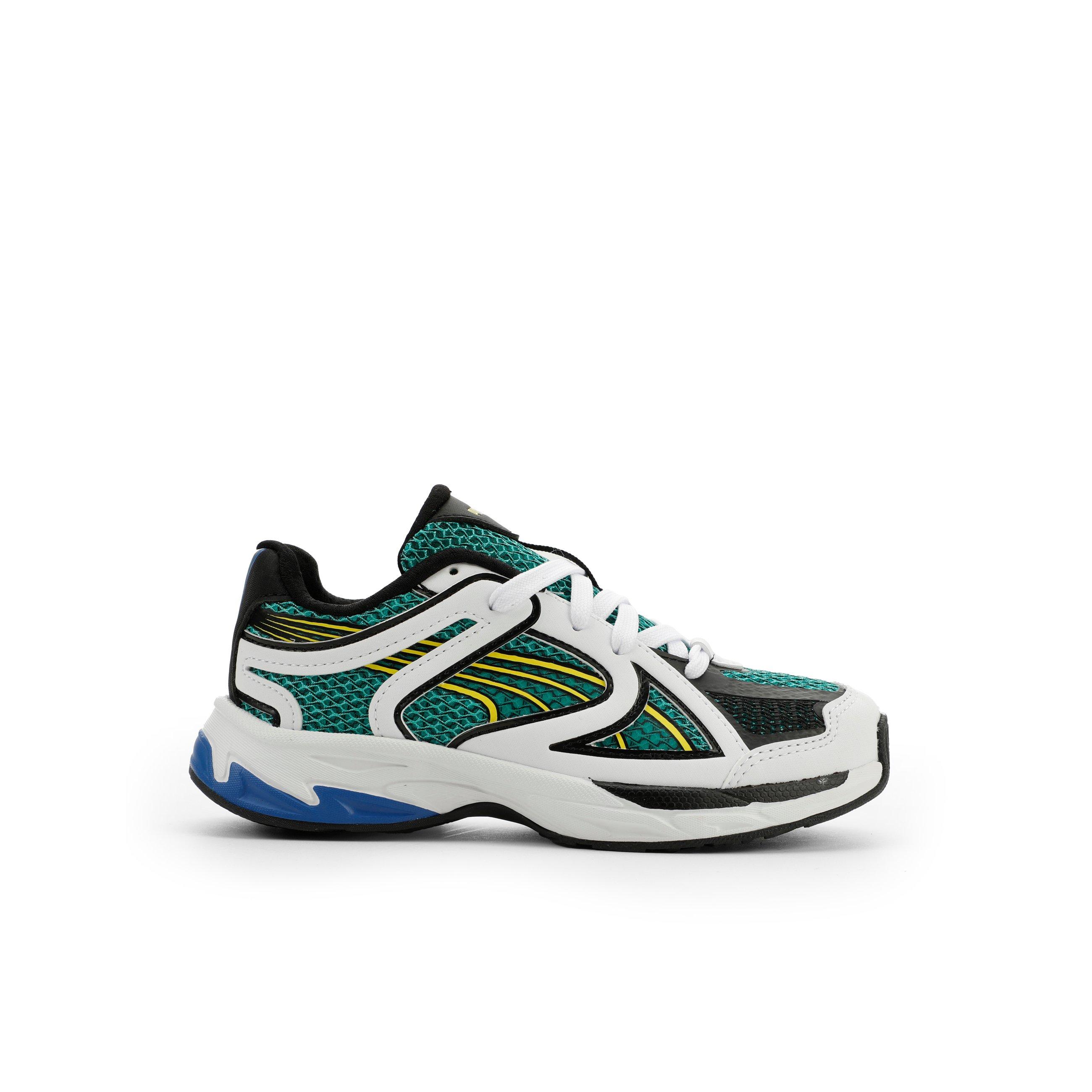 PUMA Skyjet Preschool Boys' "White/Green/Black" Shoe