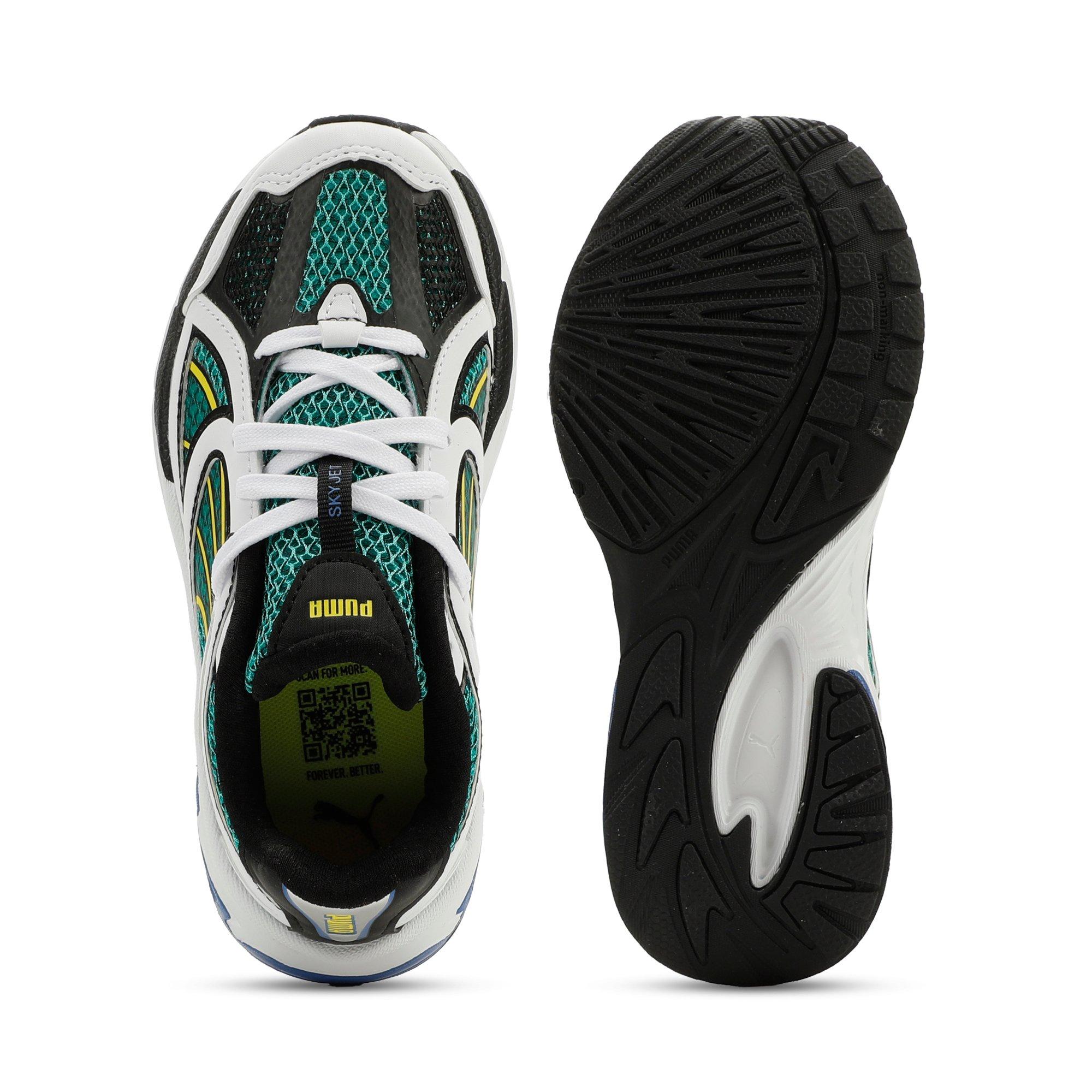 PUMA Skyjet Preschool Boys' "White/Green/Black" Shoe