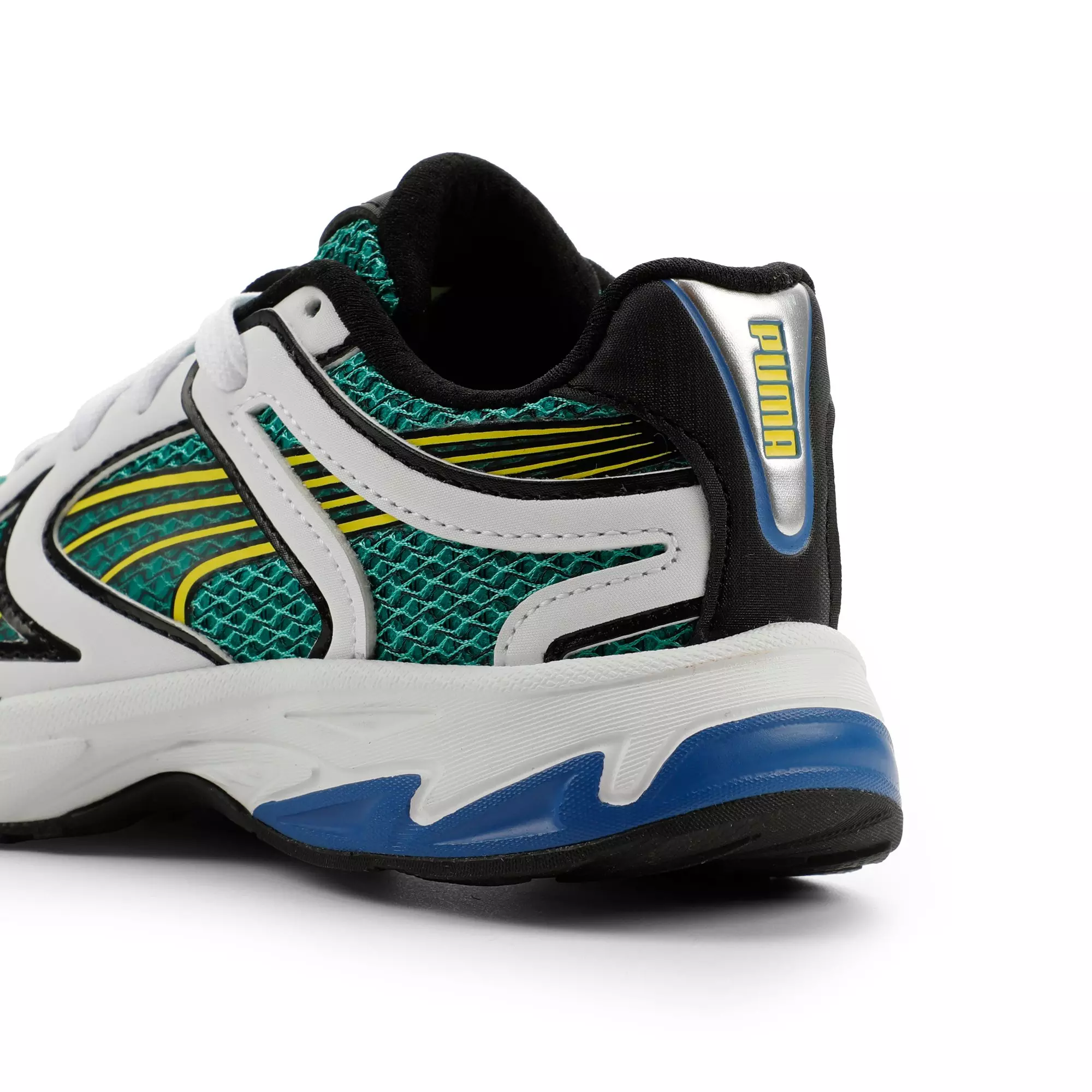 PUMA Skyjet "White/Green/Black" Preschool Boys' Shoe - WHITE/GREEN/BLACK