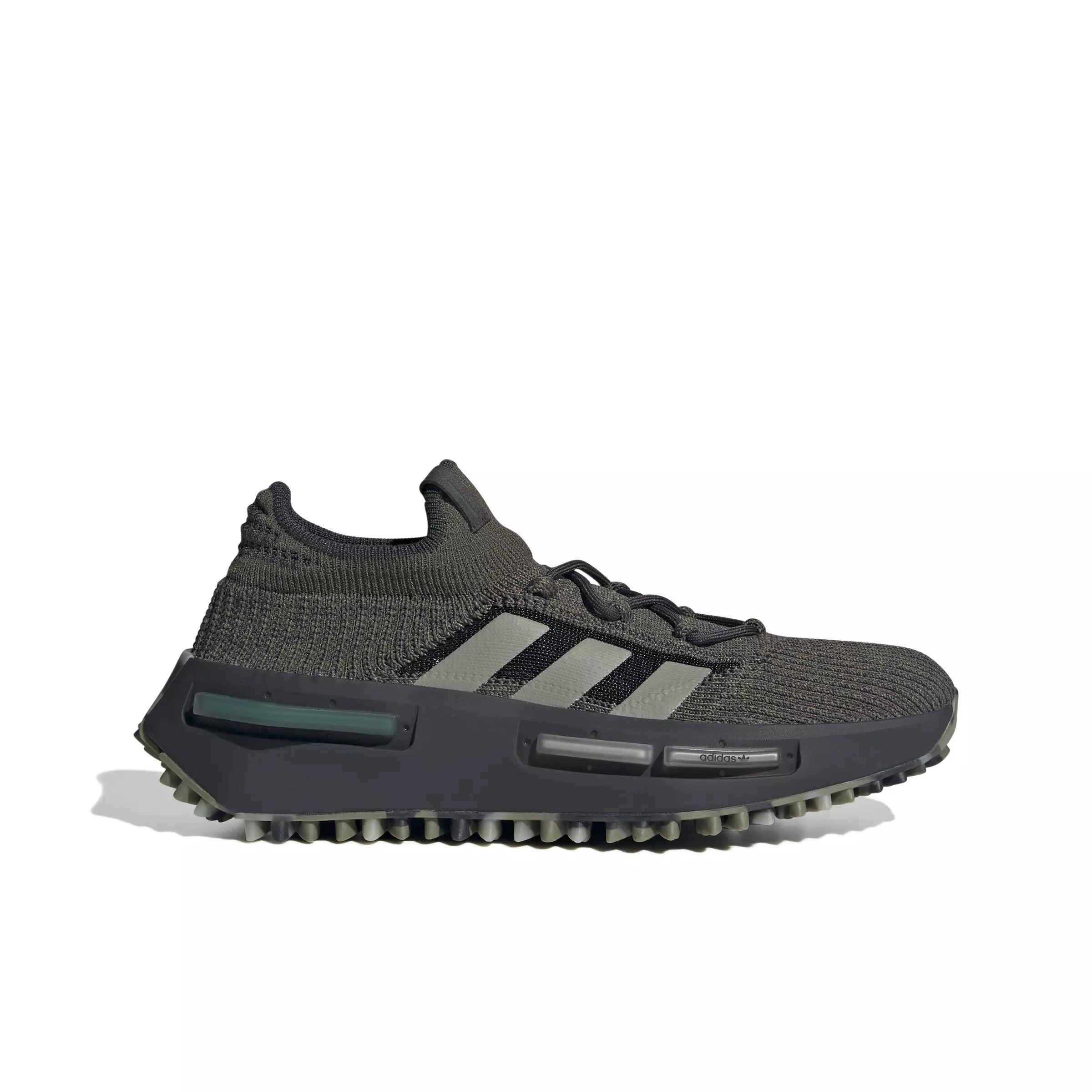 adidas Originals NMD_S1 "Focus Olive/Silver Pebble/Carbon" Men's Shoe - OLIVE/SILVER/CARBON