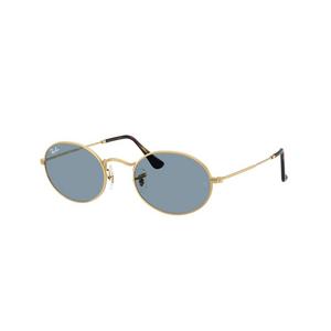 Ray-Ban Oval Flat Lenses Light Blue Sunglasses - Arista