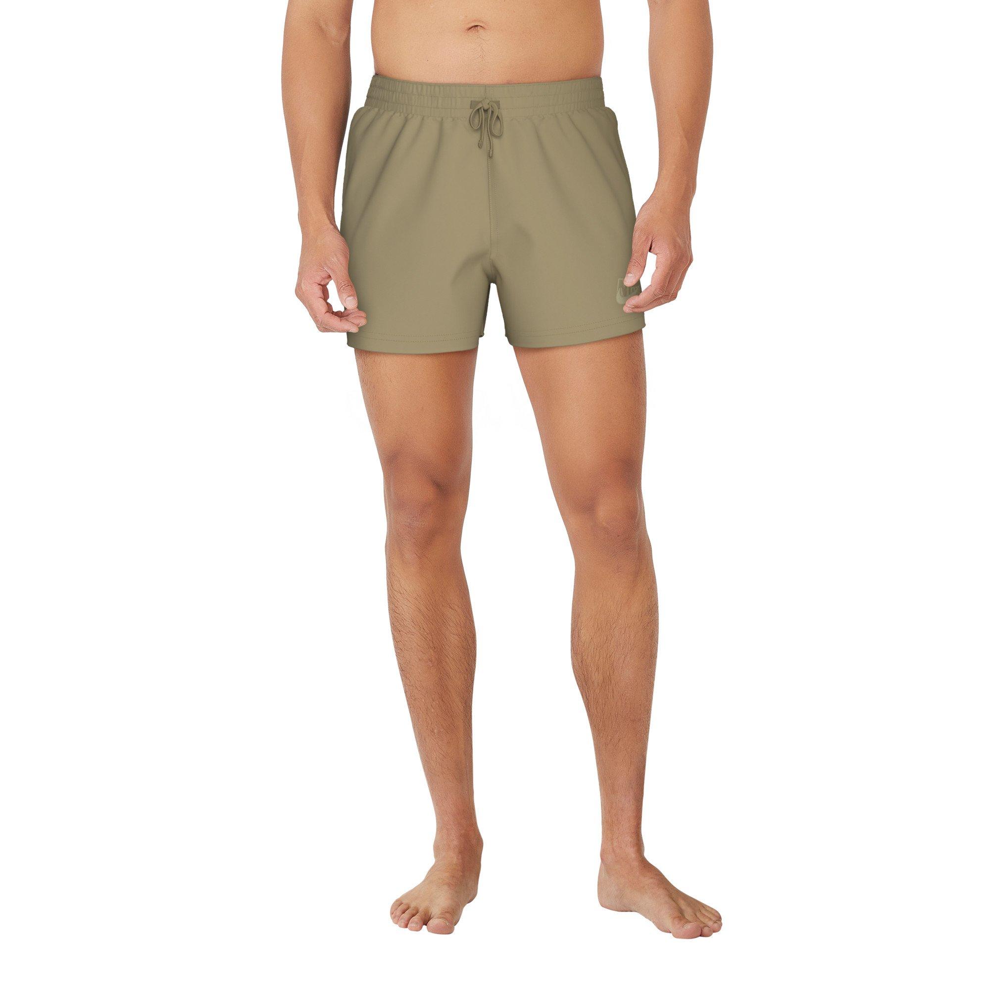 Nike Swim Men's Essential Lap 3" Volley Shorts - BEIGE Thumbnail View 1