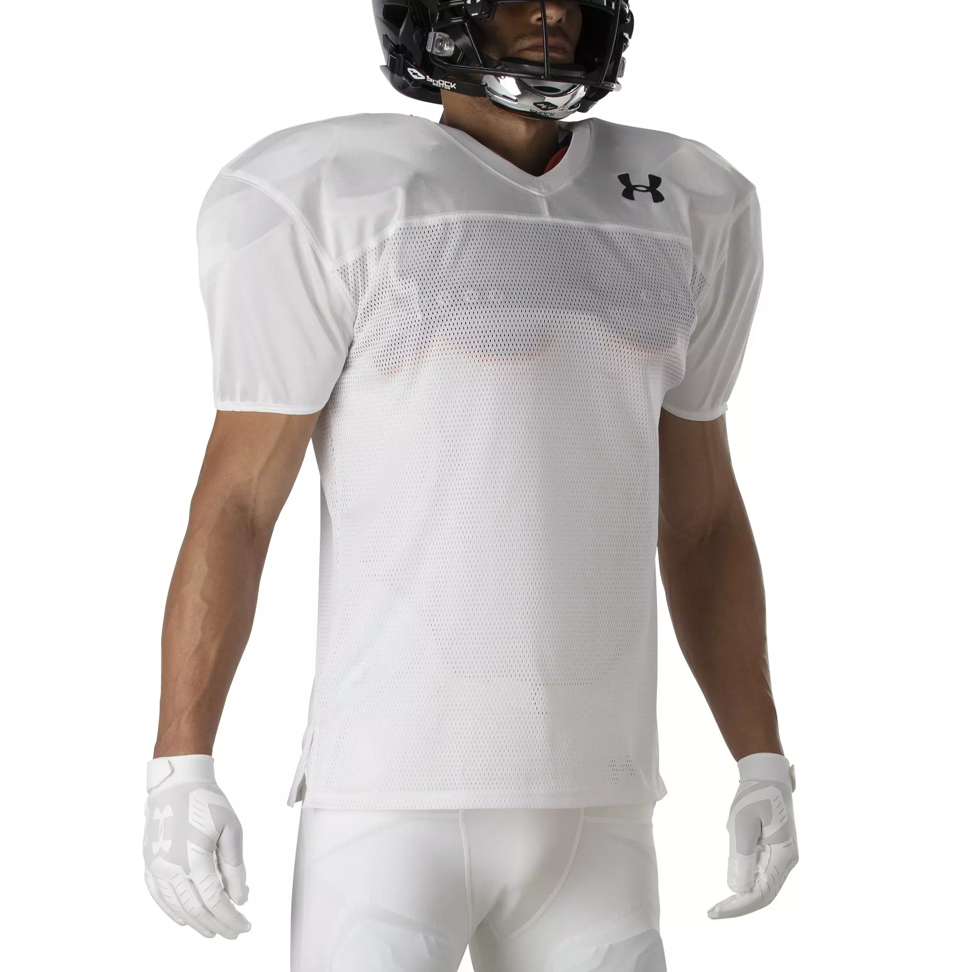 Under Armour Men's Practice Jersey - White - WHITE