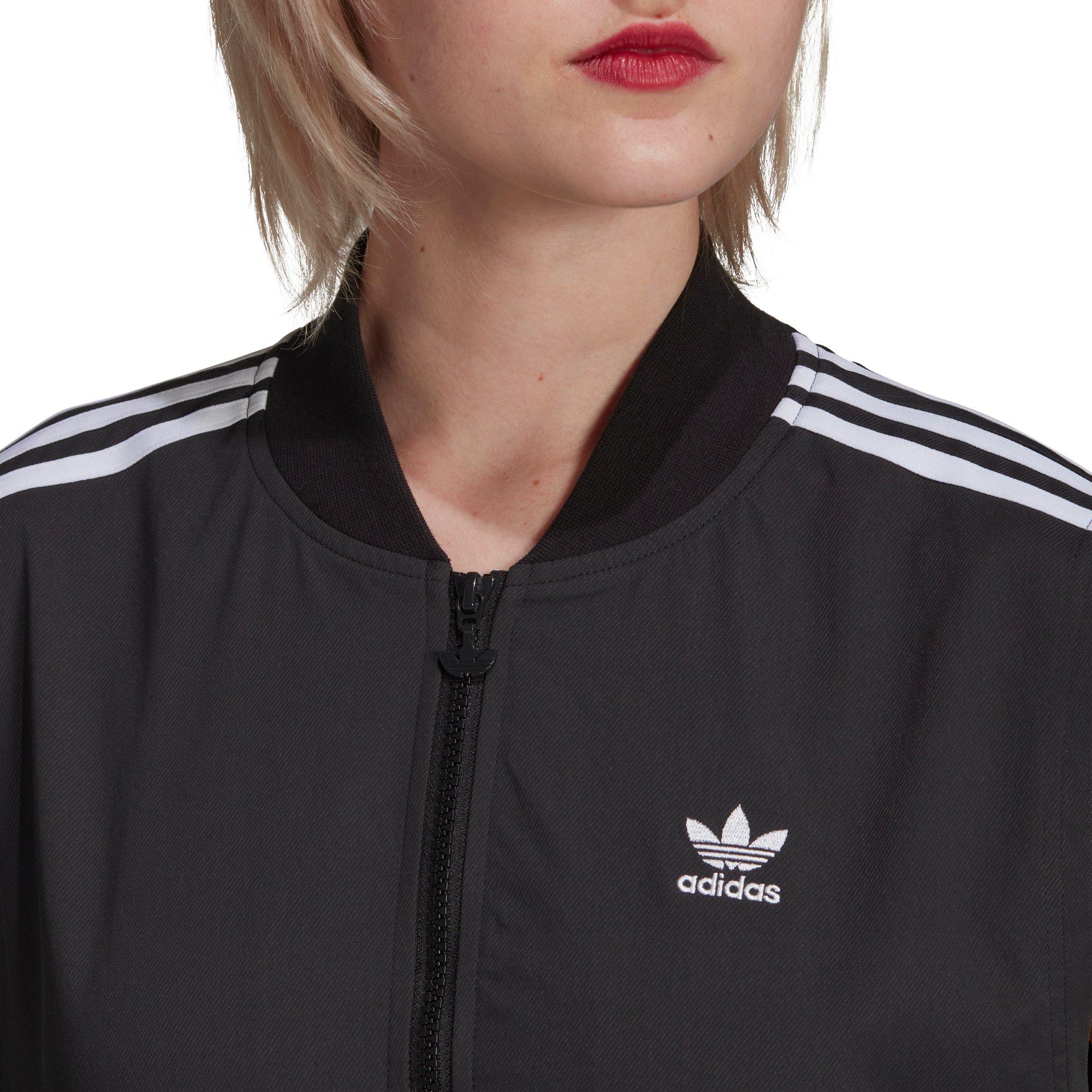 adidas Originals Women's Adicolor Classics Loose Jumpsuit-Black - BLACK Thumbnail View 4