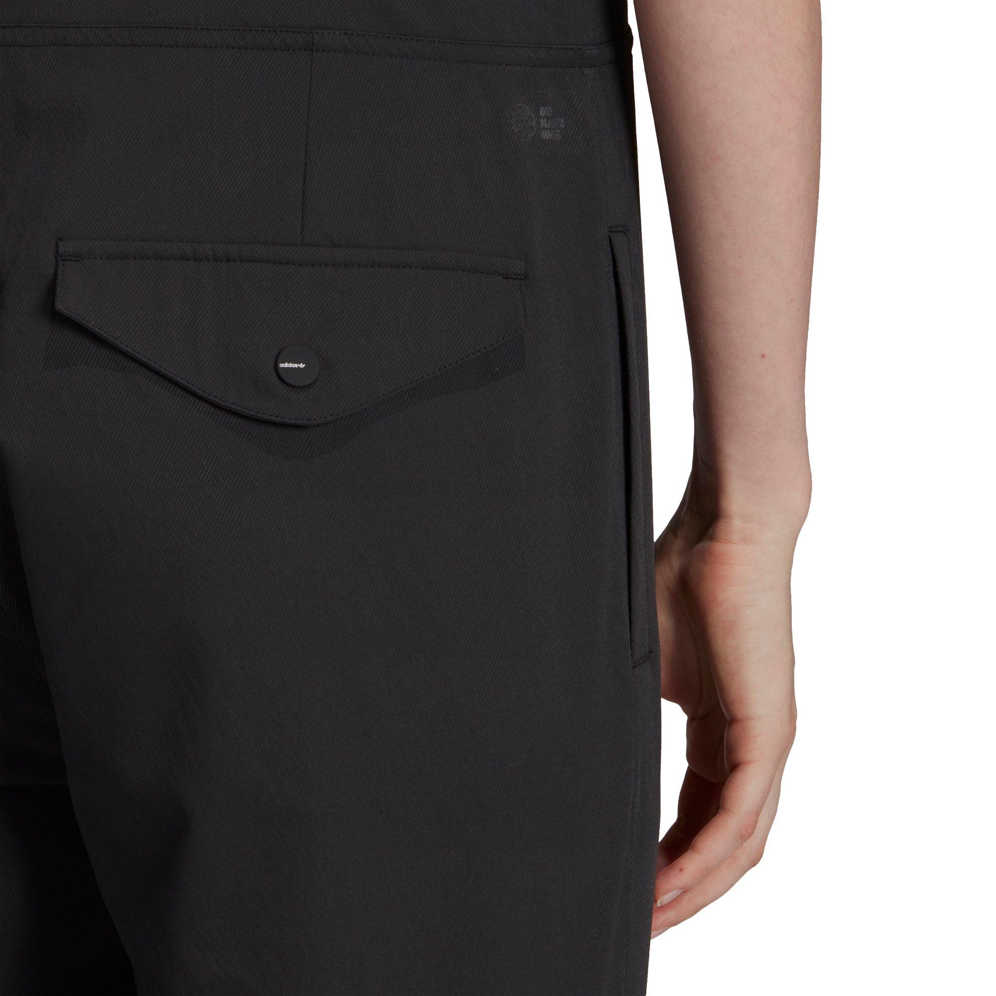 adidas Originals Women's Adicolor Classics Loose Jumpsuit-Black - BLACK Thumbnail View 5