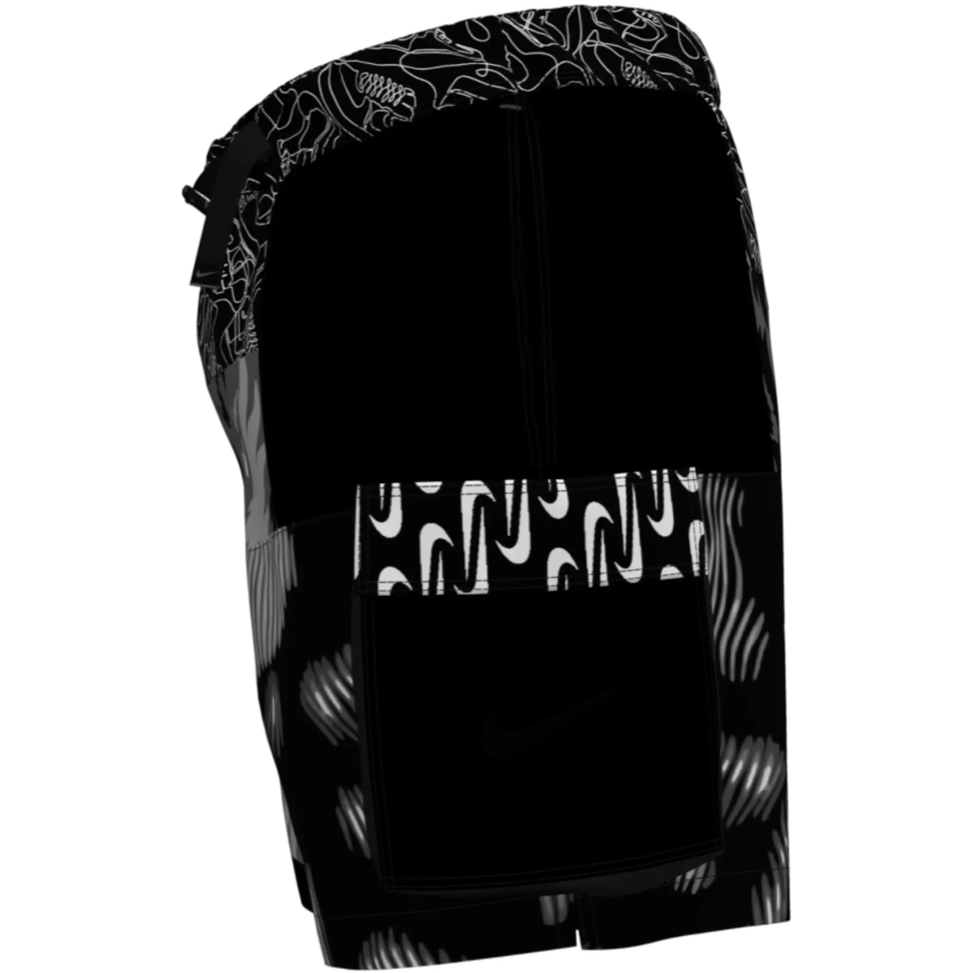 Nike Swim Men's What The 7" Volley Shorts - BLACK