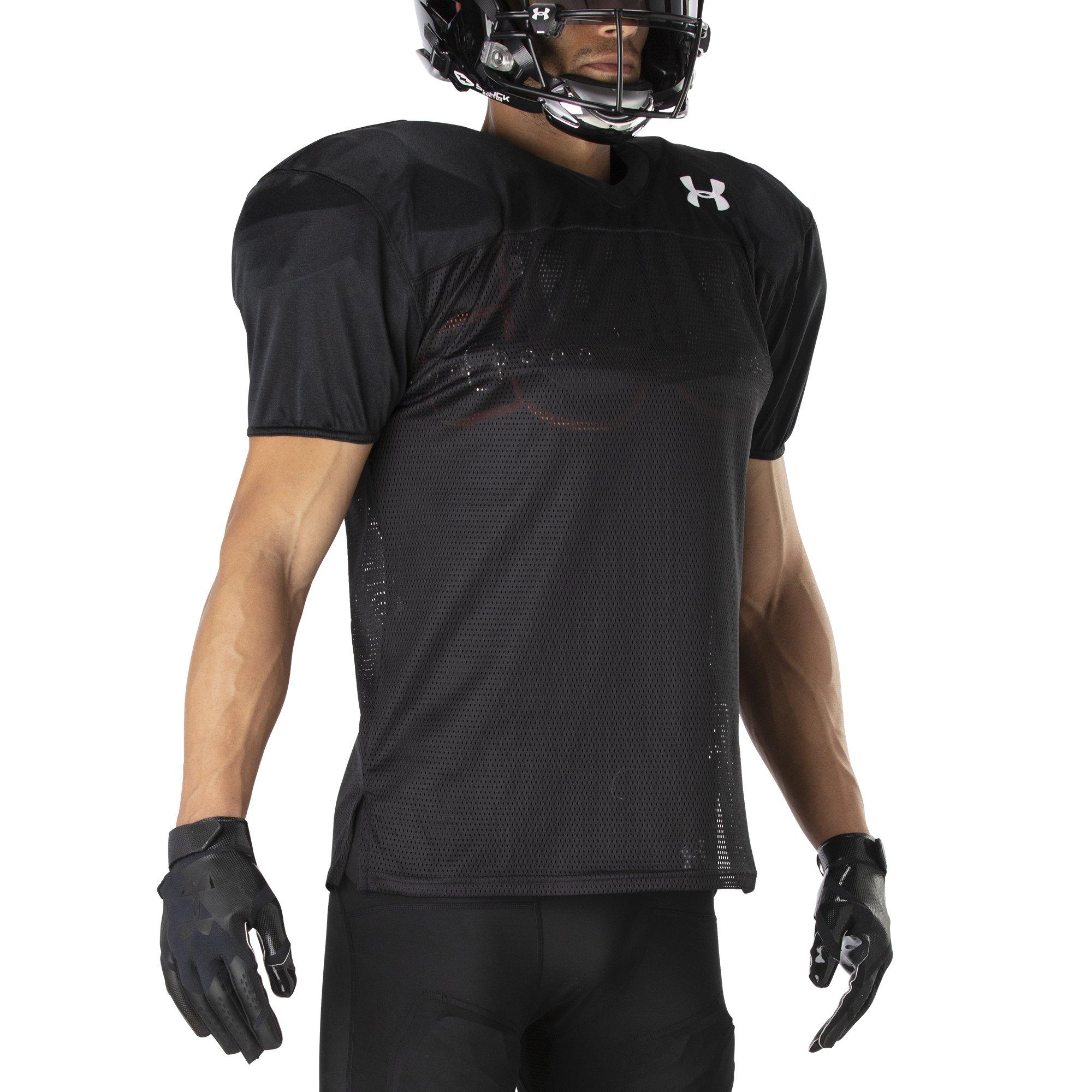 Under Armour Big Boys' Practice Jersey - Black - BLACK