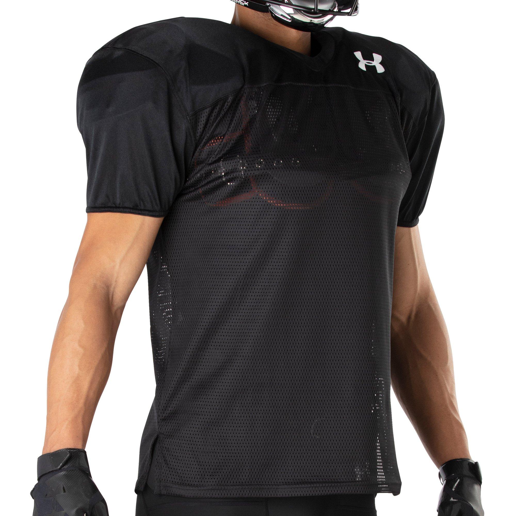 Under Armour Big Boys' Practice Jersey - Black - BLACK