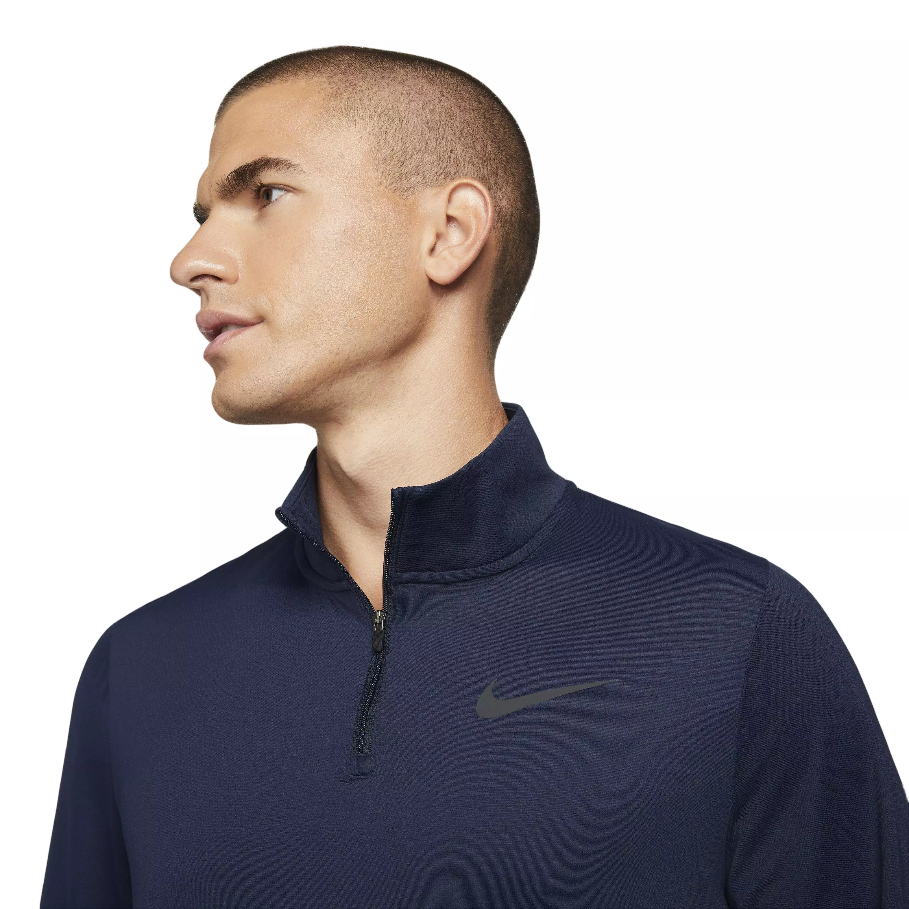 Nike Men's Pro Dri-FIT 1/4 Zip Hyper Dry Training Top - BLUE