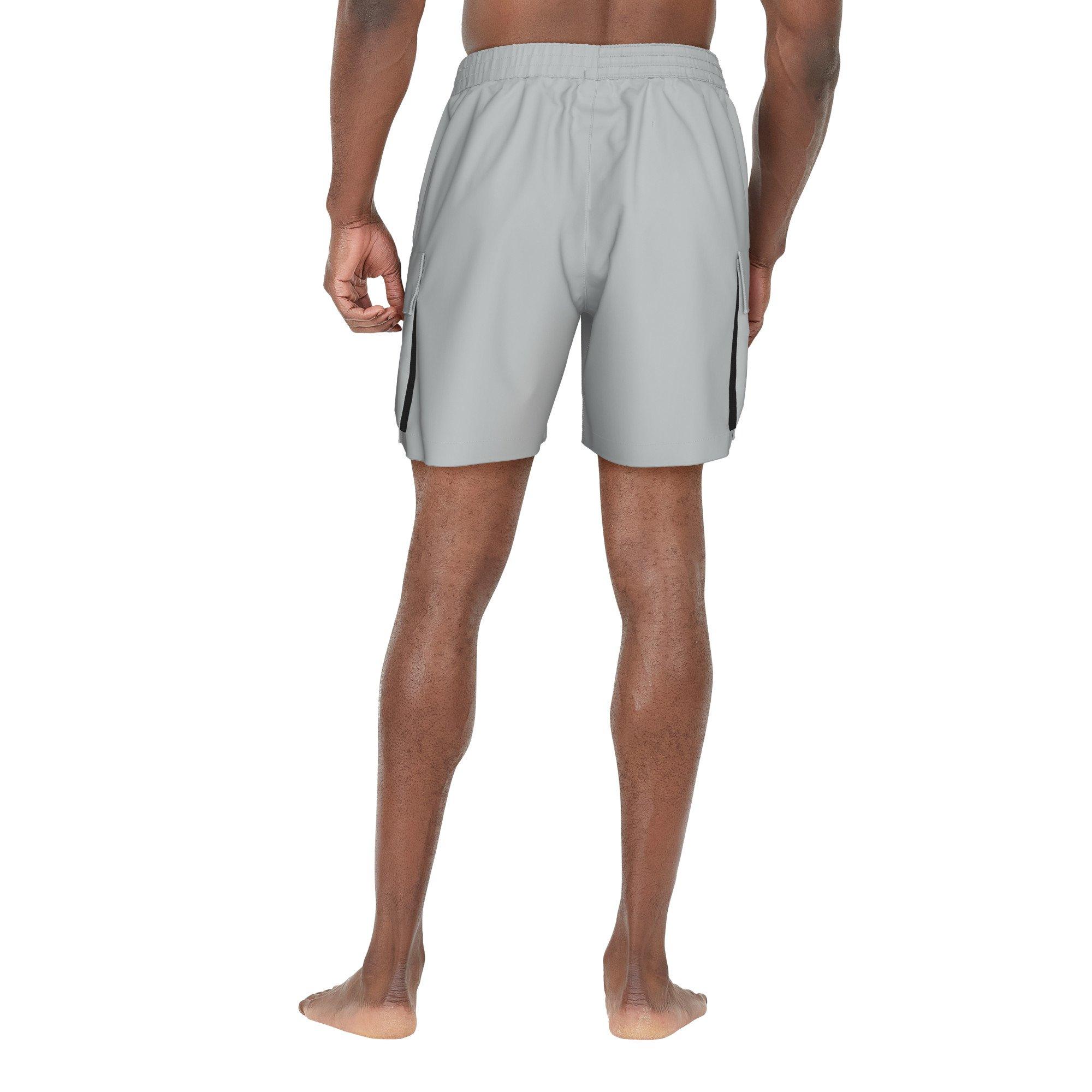 Nike Swim Men's Multi Pocket 7" Volley Shorts - GREY Thumbnail View 2