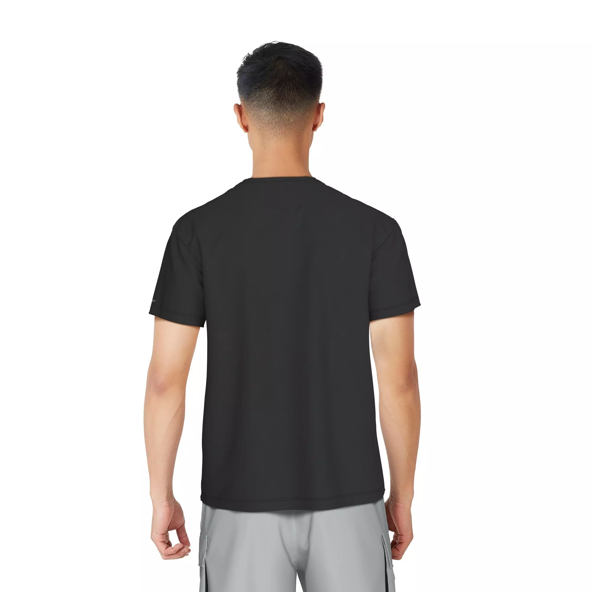 Nike Swim Men's Short Sleeve Hydroguard Tek Pocket Tee - BLACK