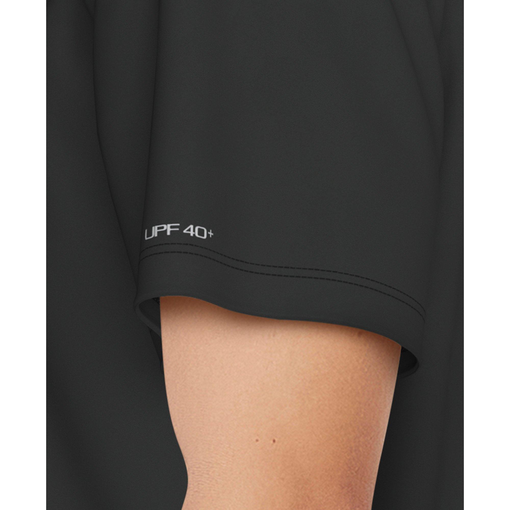 Nike Swim Men's Short Sleeve Hydroguard Tek Pocket Tee - BLACK Thumbnail View 5