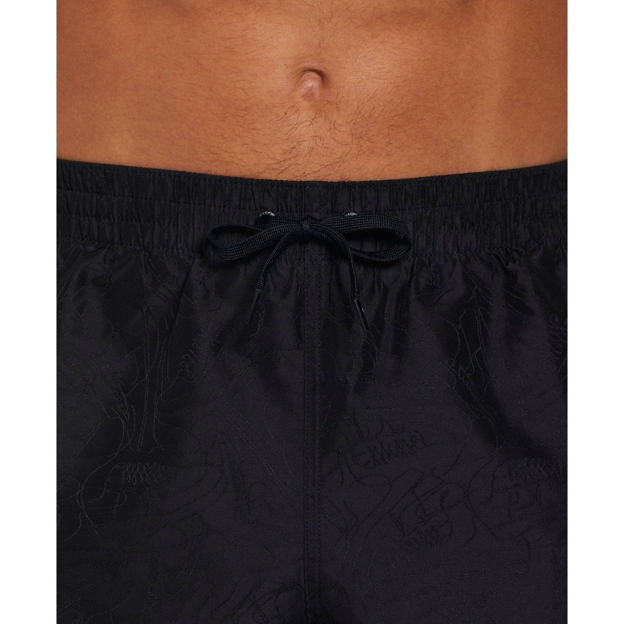 Nike Swim Men's 7" Volley Sneakers Shorts - BLACK Thumbnail View 4