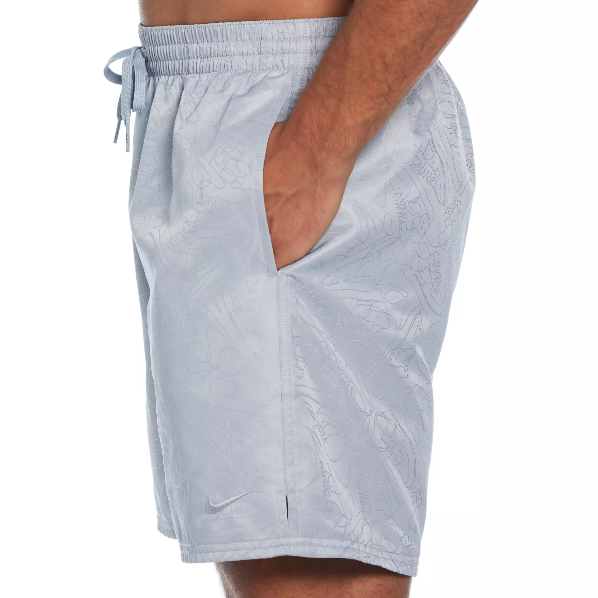 Nike Swim Men's 7" Volley Sneakers Shorts - GREY