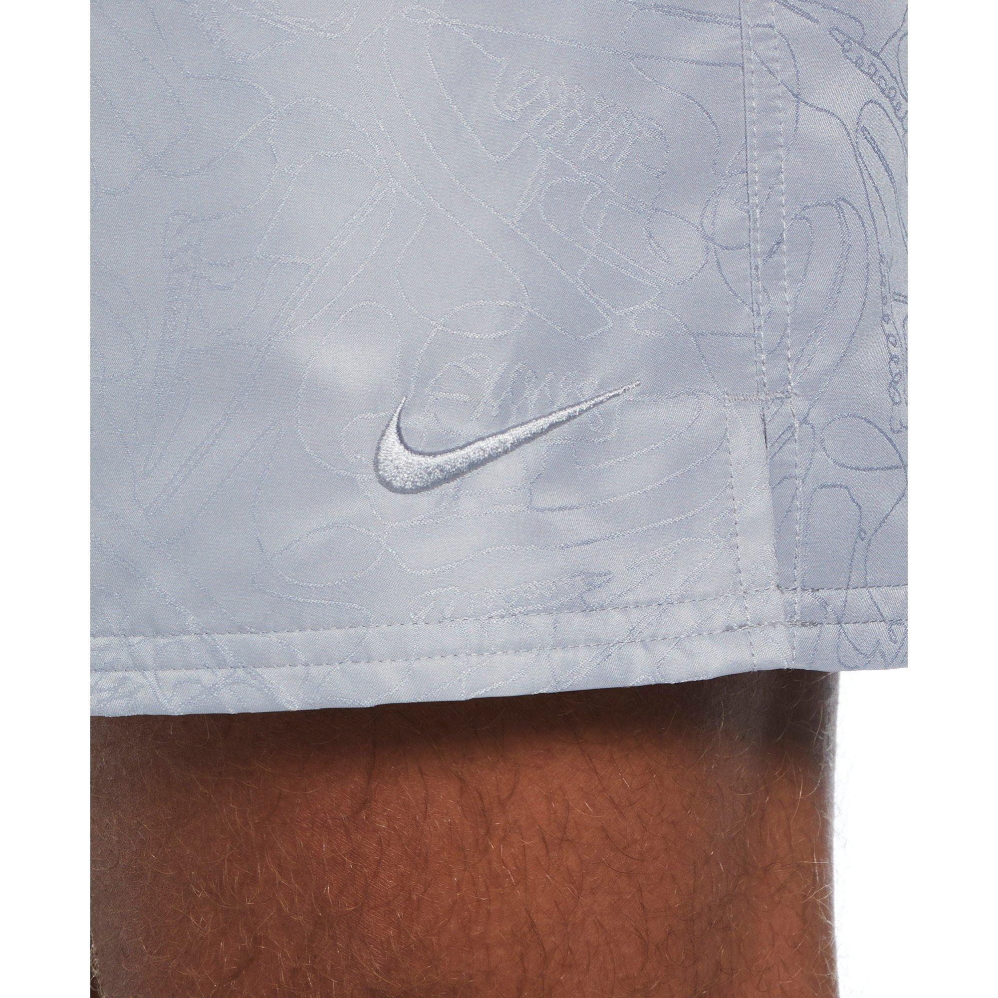 Nike Swim Men's 7" Volley Sneakers Shorts - GREY Thumbnail View 5
