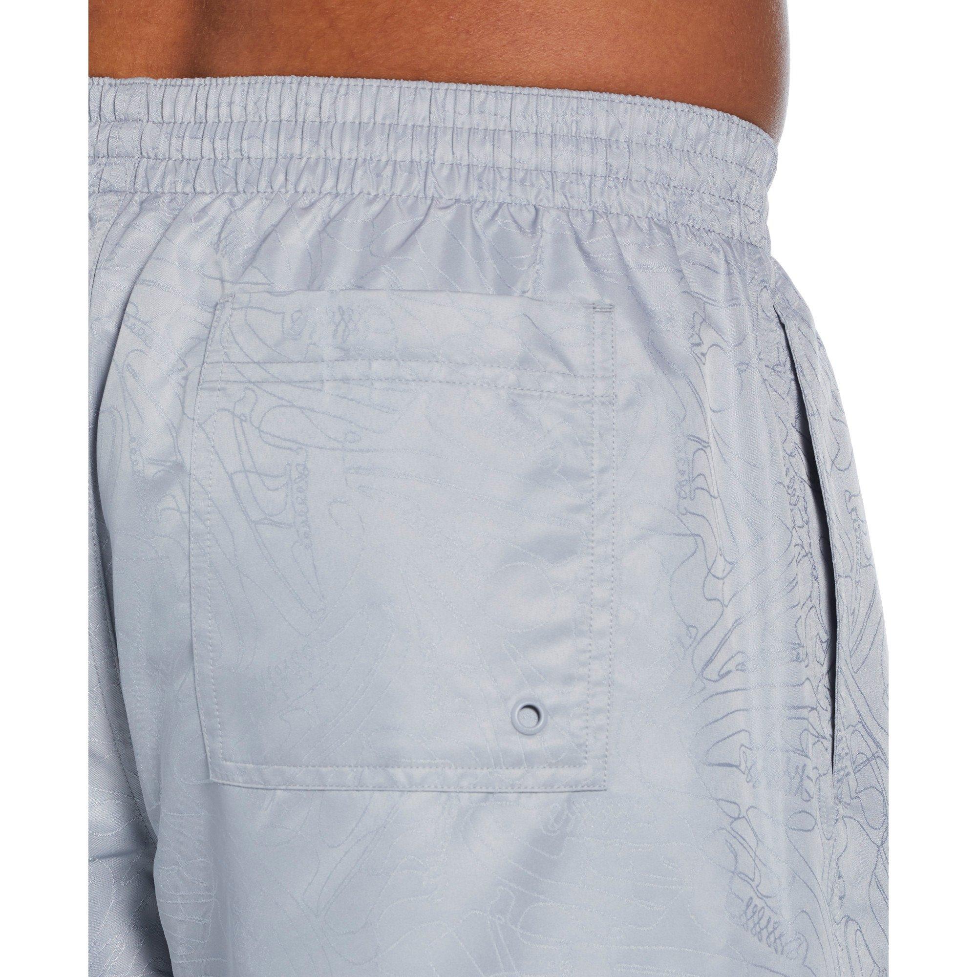 Nike Swim Men's 7" Volley Sneakers Shorts - GREY Thumbnail View 6