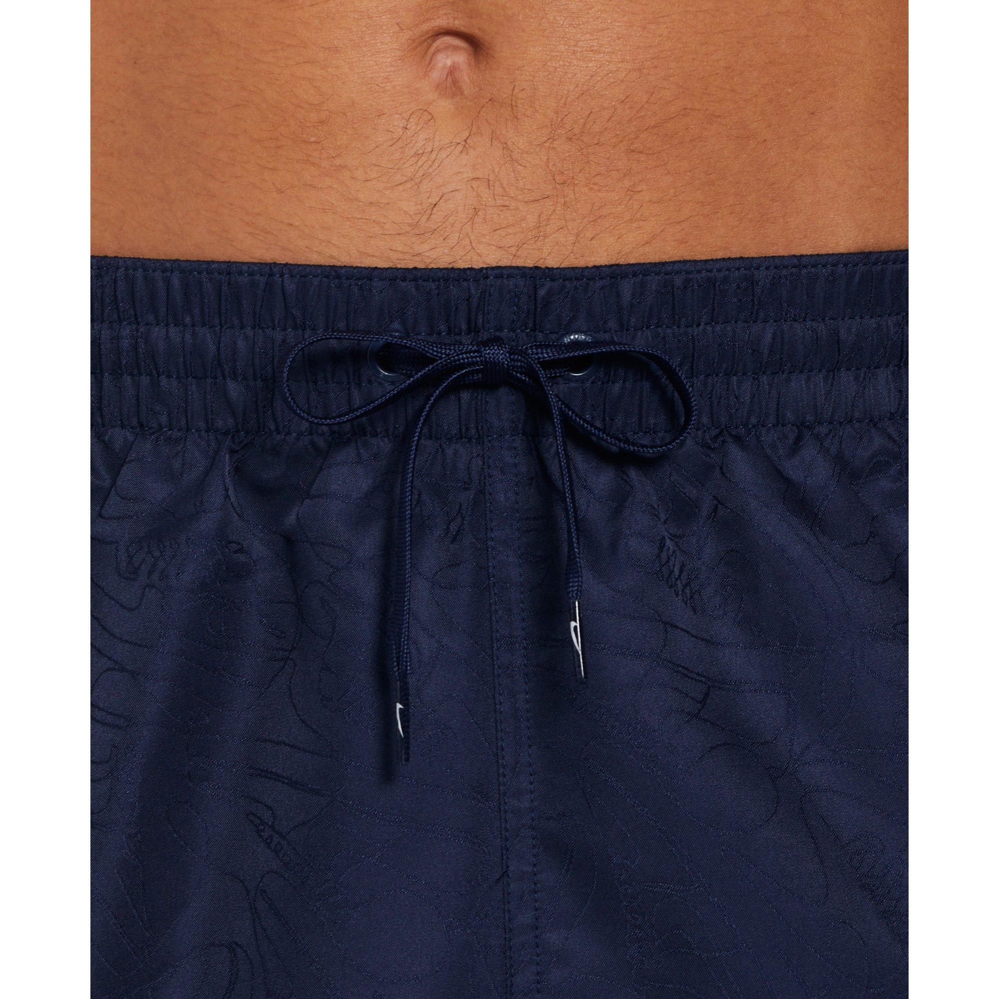 Nike Swim Men's 7" Volley Sneakers Shorts - NAVY Thumbnail View 4