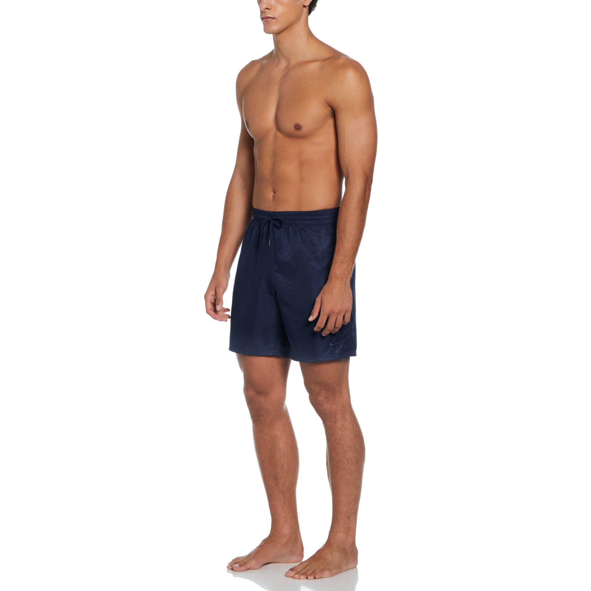 Nike Swim Men's 7" Volley Sneakers Shorts - NAVY Thumbnail View 7