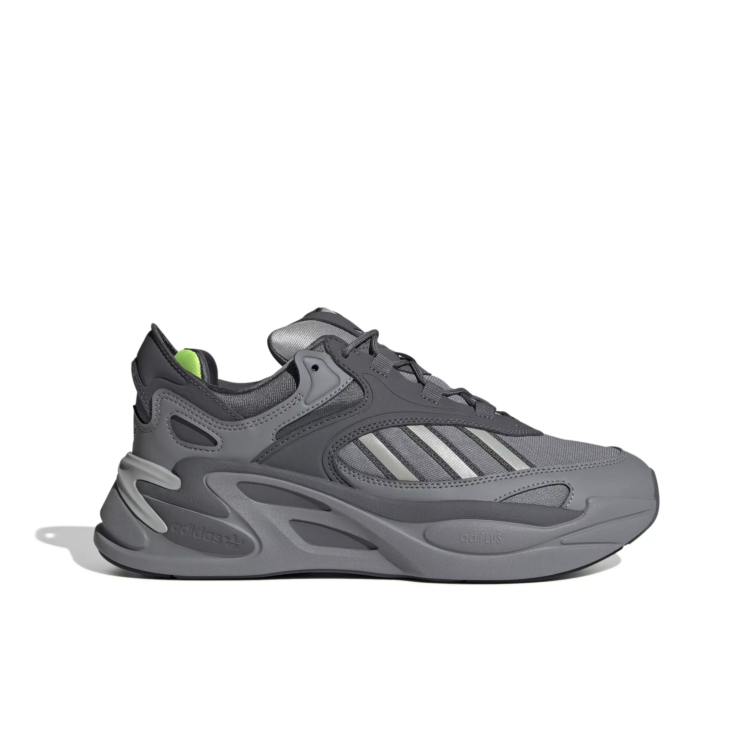 adidas Originals OZMORPH "Grey/Grey Two/Lucid Cyan" Men's Shoe - GREY/GREY/CYAN