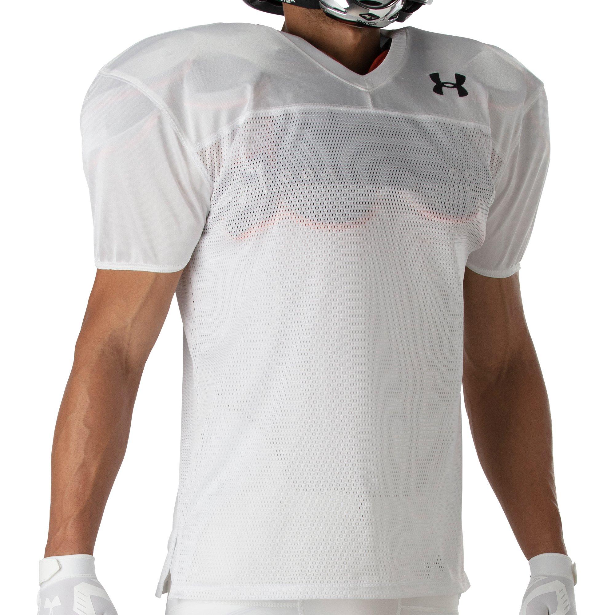 Under Armour Big Boys' Practice Jersey - White - WHITE