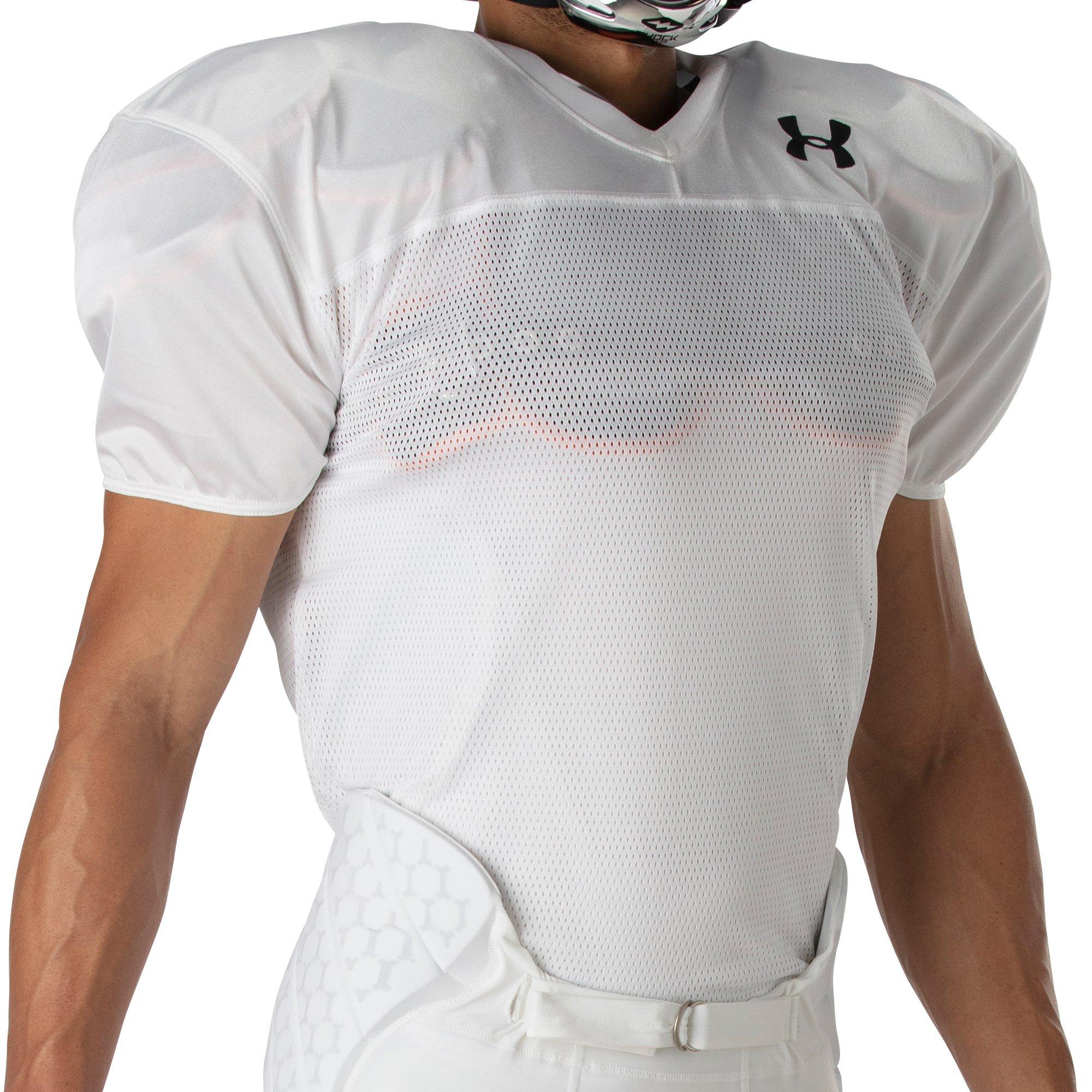 Under Armour Big Boys' Practice Jersey - White - WHITE