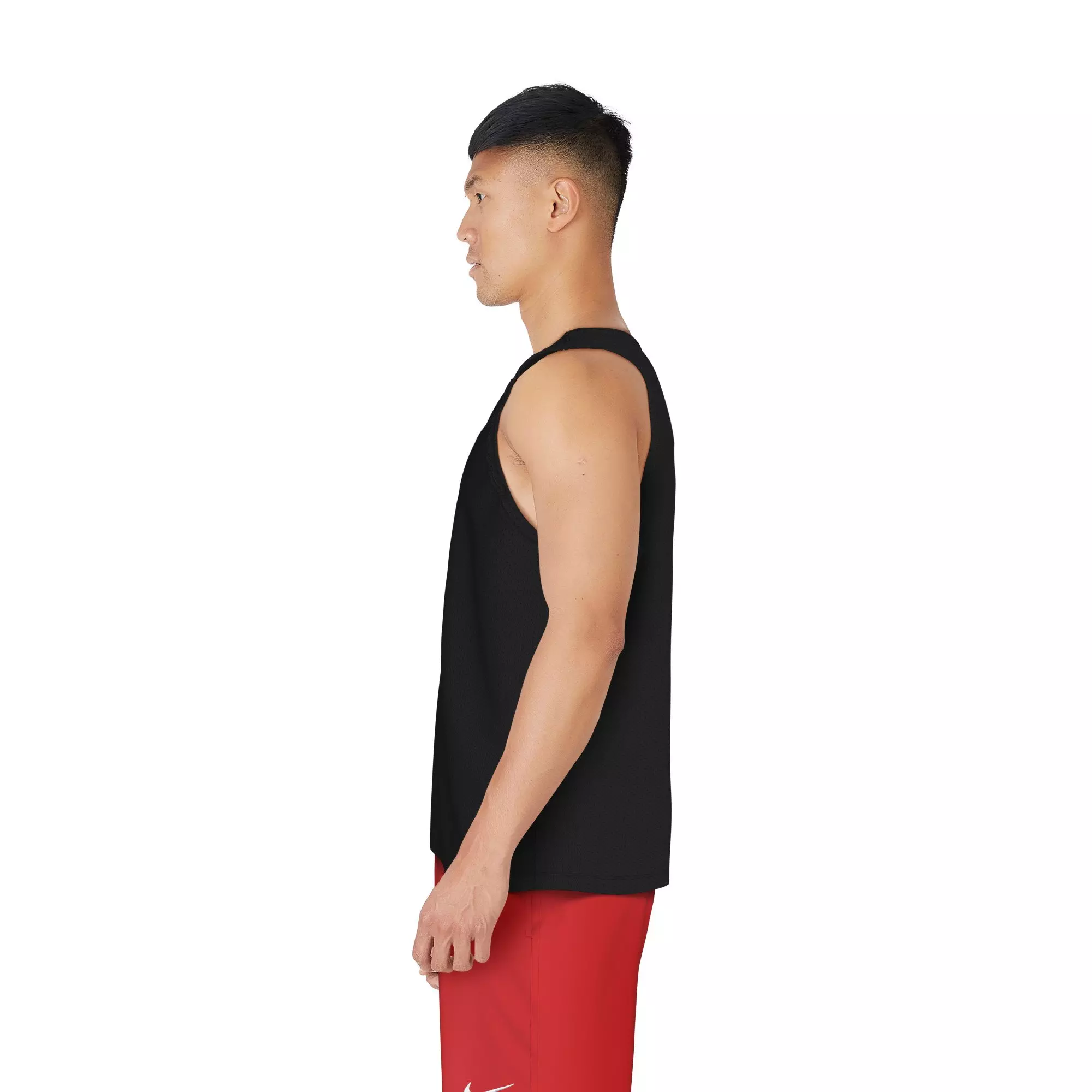 Nike Swim Men's Mesh Tank Top - BLACK