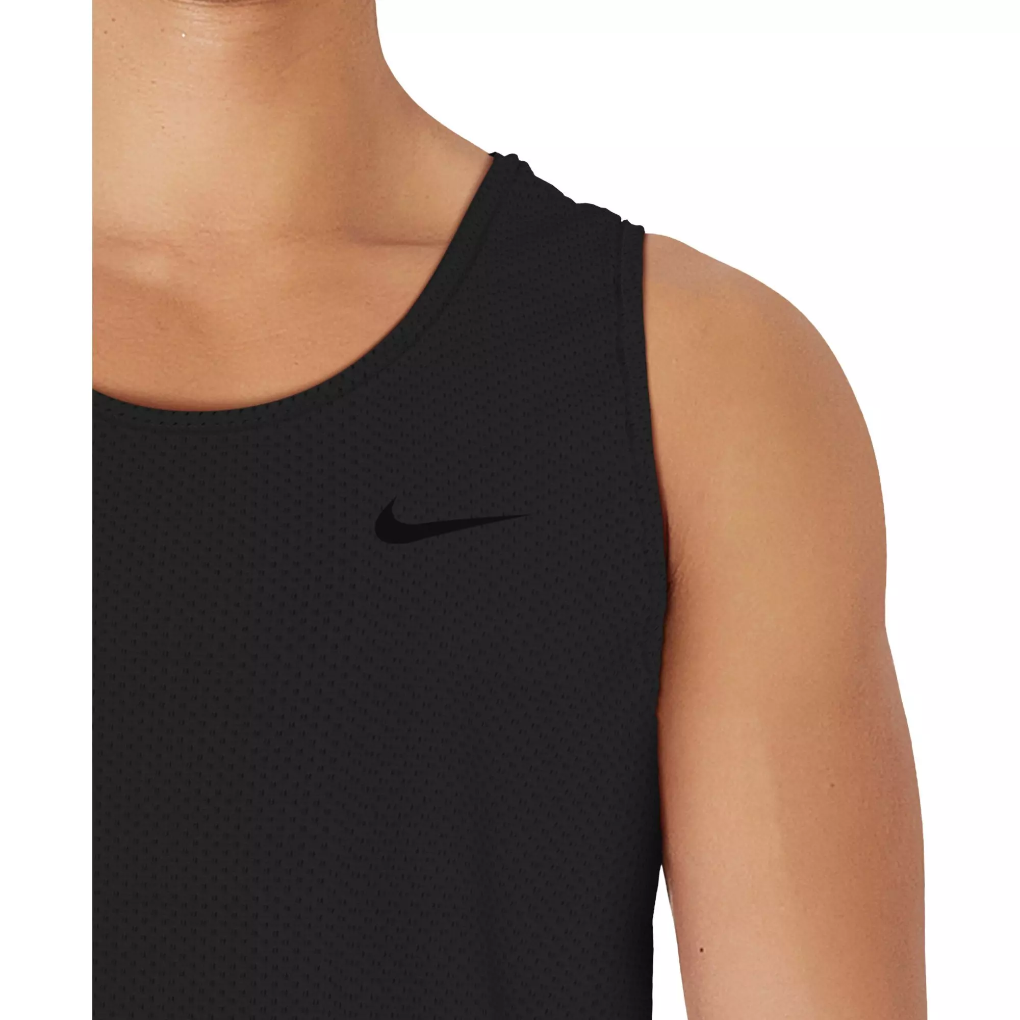 Nike Swim Men's Mesh Tank Top - BLACK