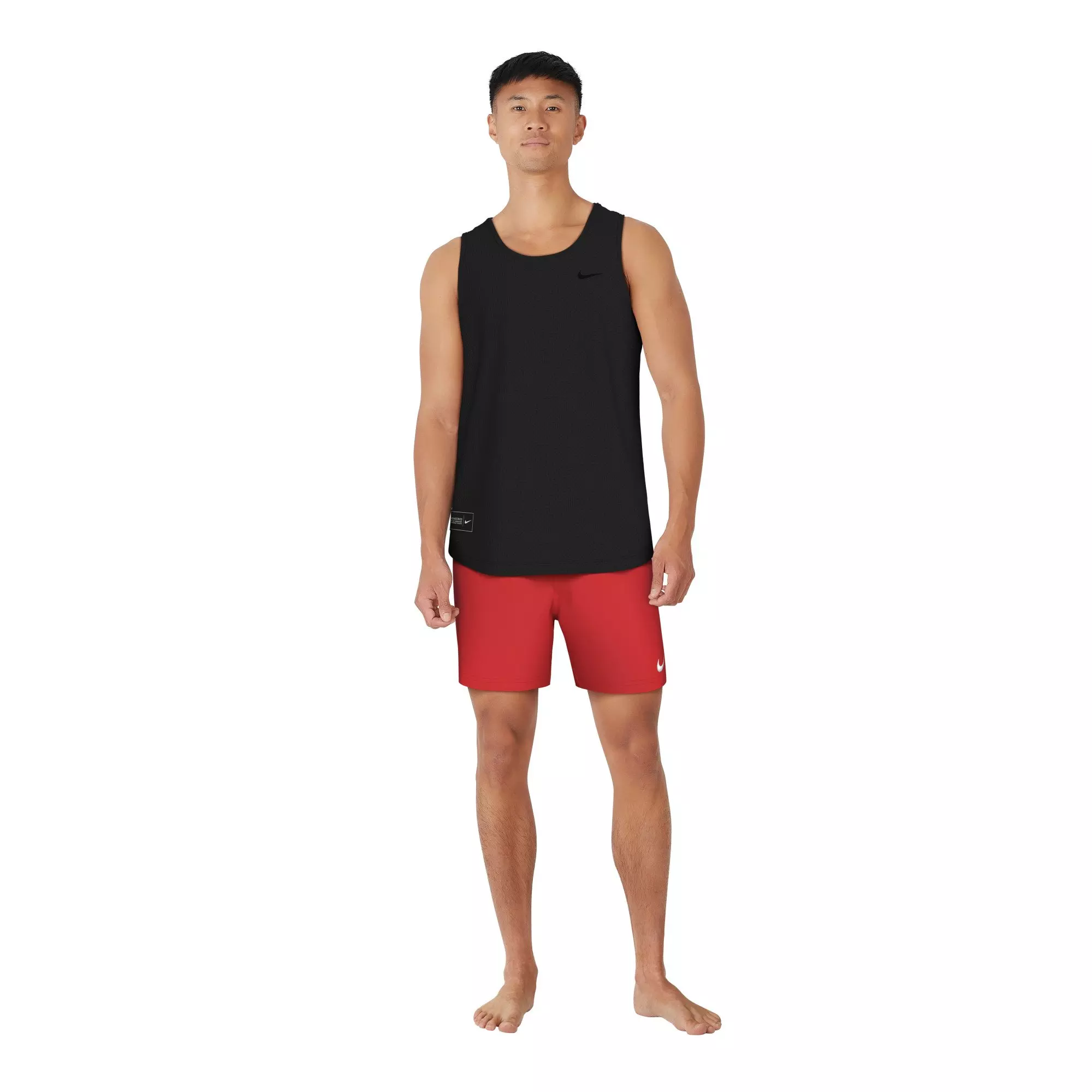Nike Swim Men's Mesh Tank Top - BLACK