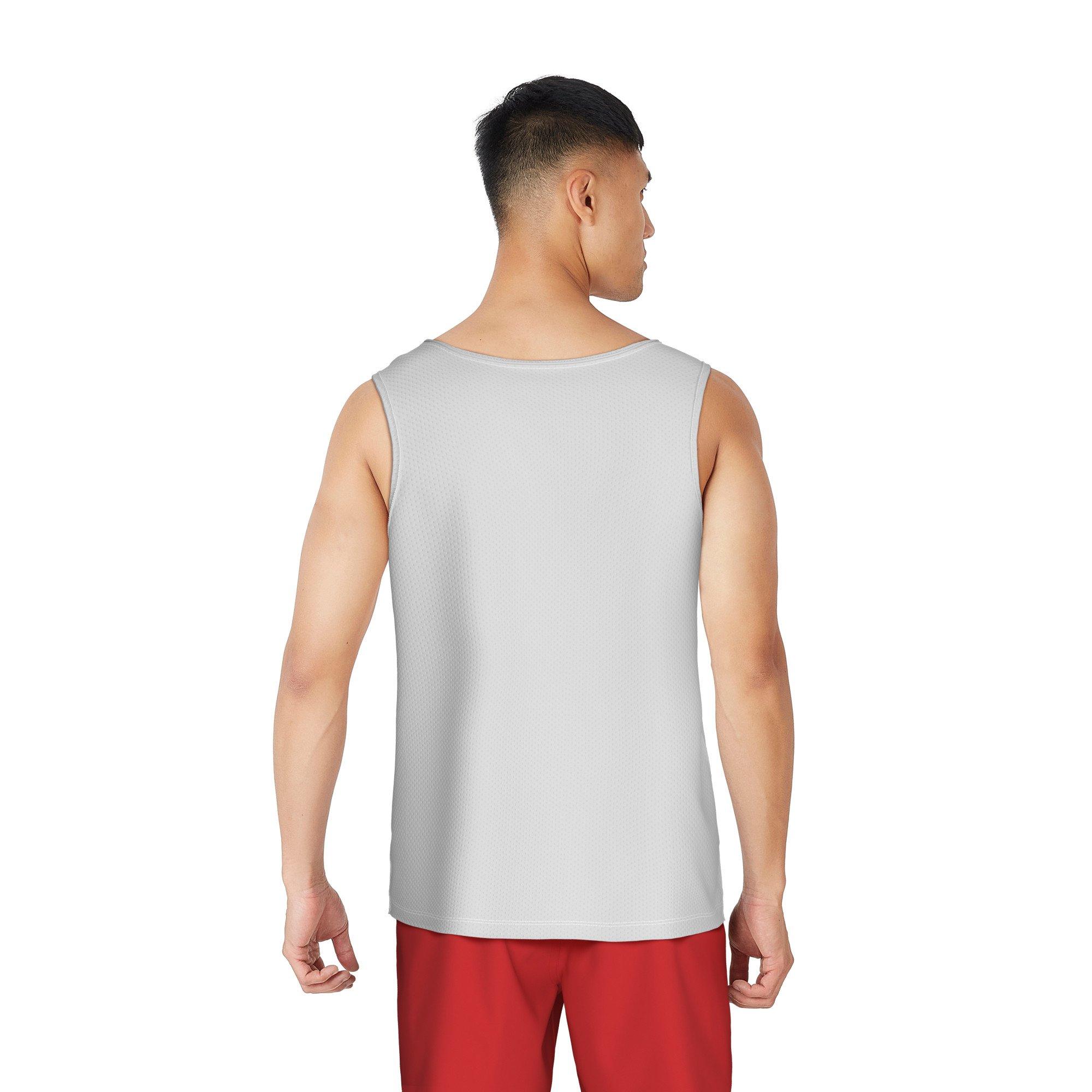 Nike Swim Men's Mesh Tank Top - WHITE Thumbnail View 2