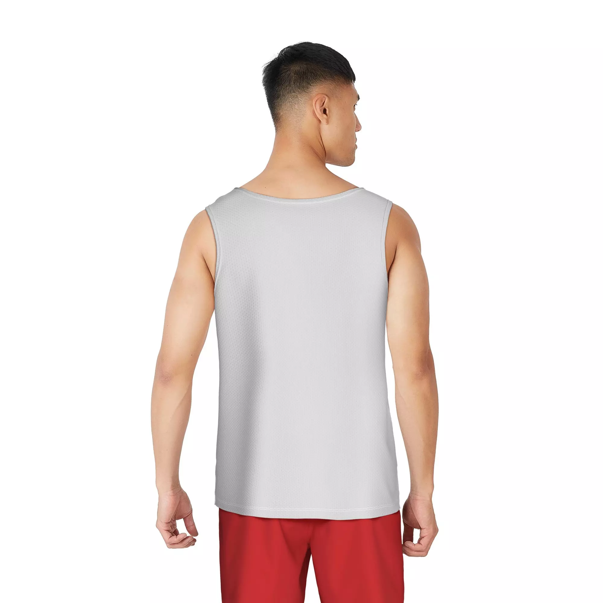 Nike Swim Men's Mesh Tank Top - WHITE