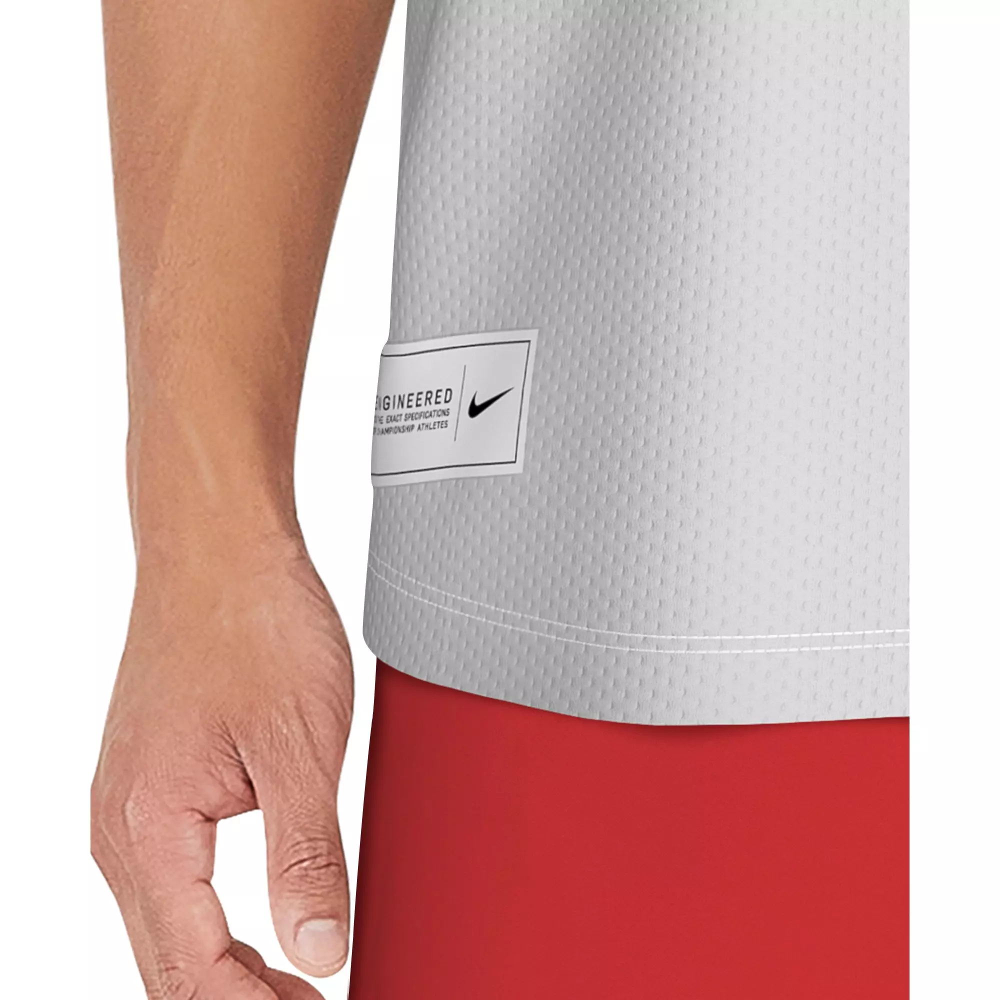 Nike Swim Men's Mesh Tank Top - WHITE