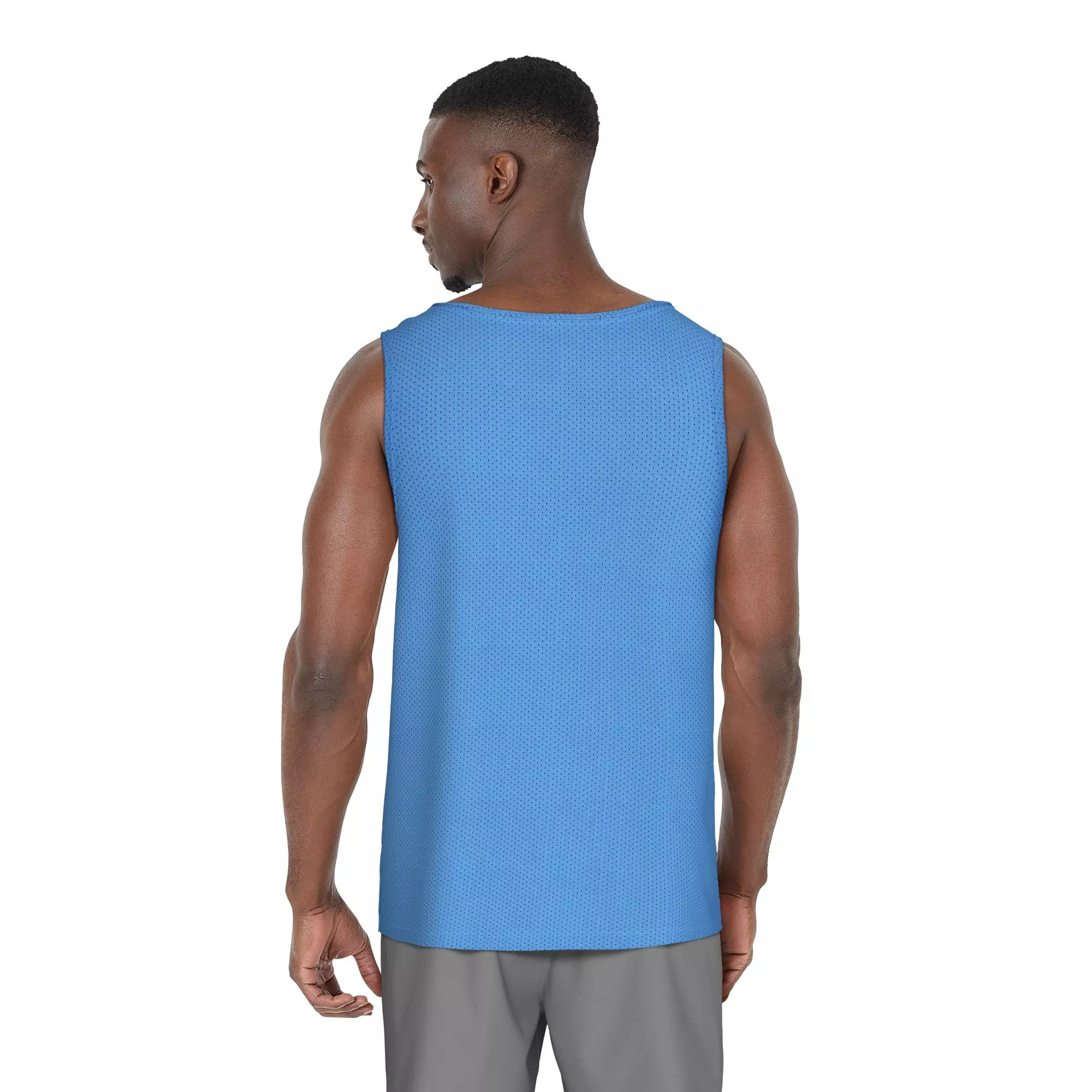 Nike Swim Men's Mesh Tank Top - BLUE