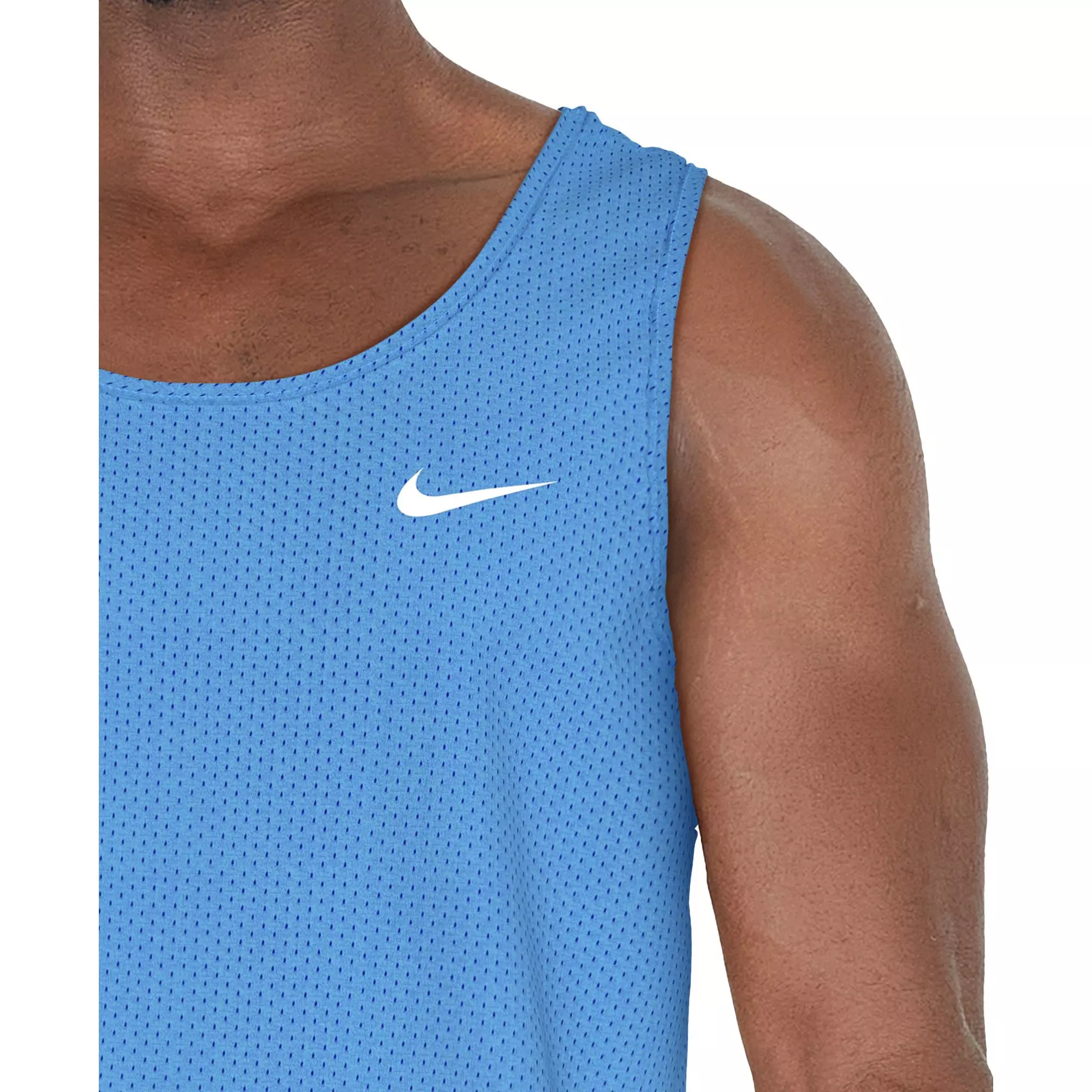 Nike Swim Men's Mesh Tank Top - BLUE