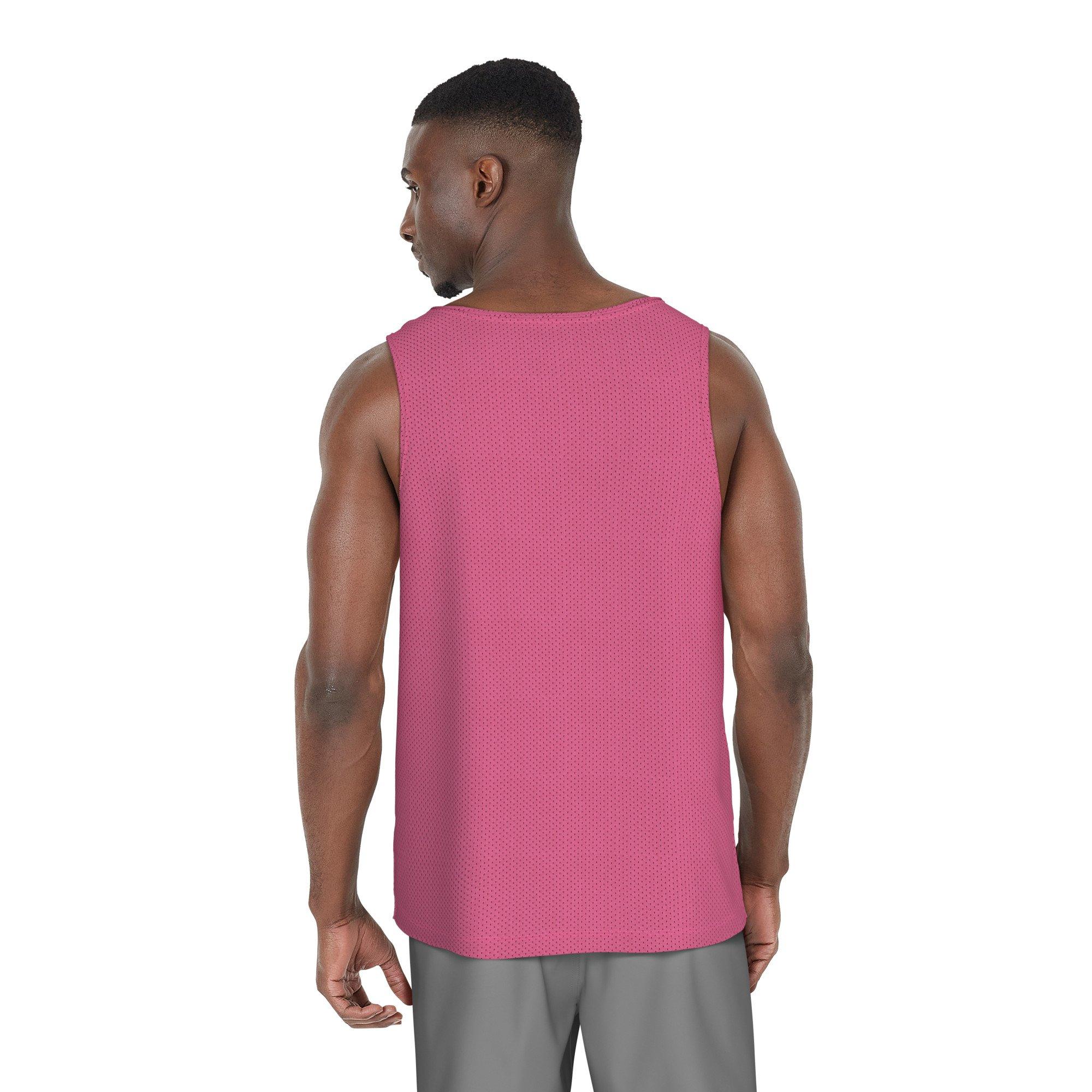 Nike Swim Men's Mesh Tank Top - PINK Thumbnail View 2
